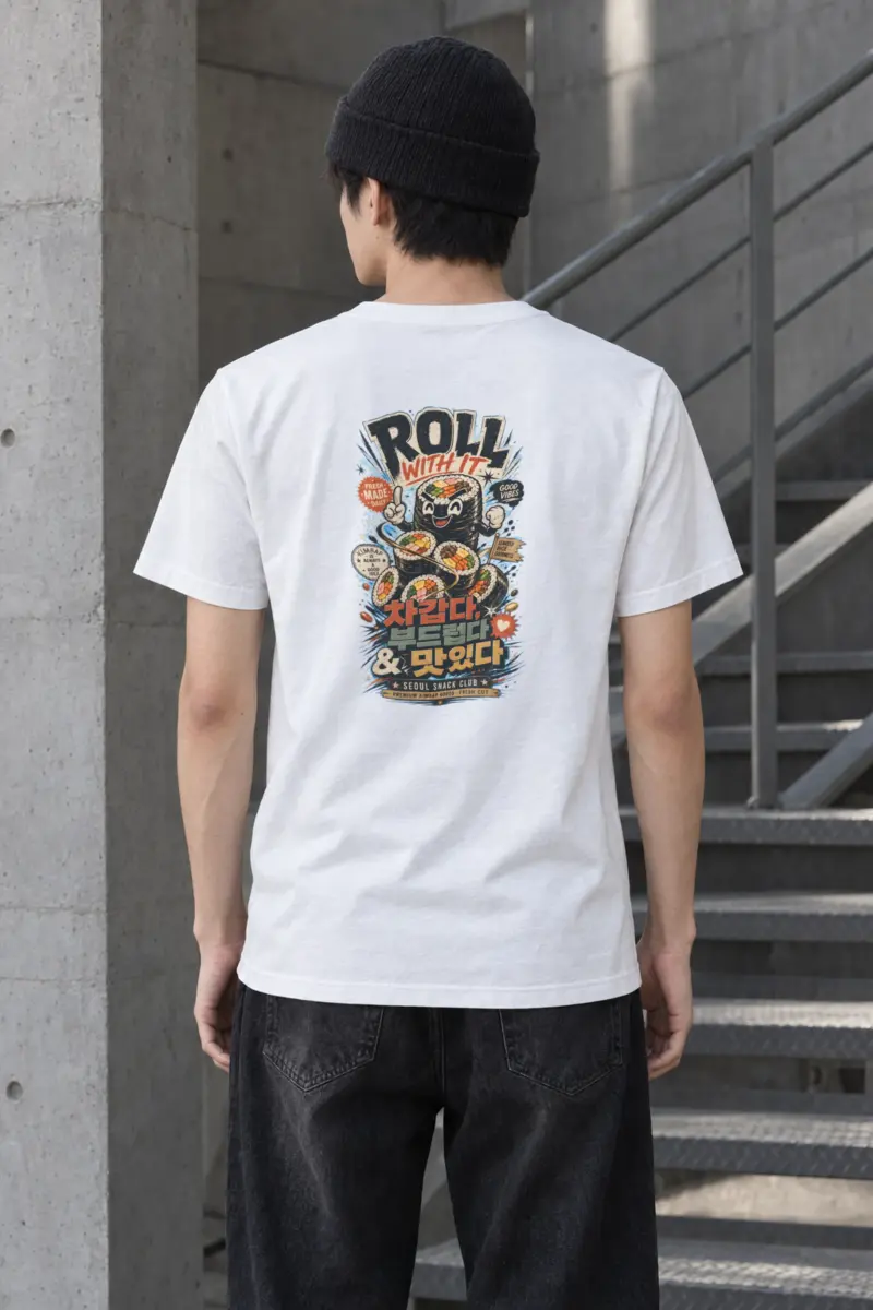 "Seoul Snack Club" Heavyweight Unisex Crewneck T-shirt
