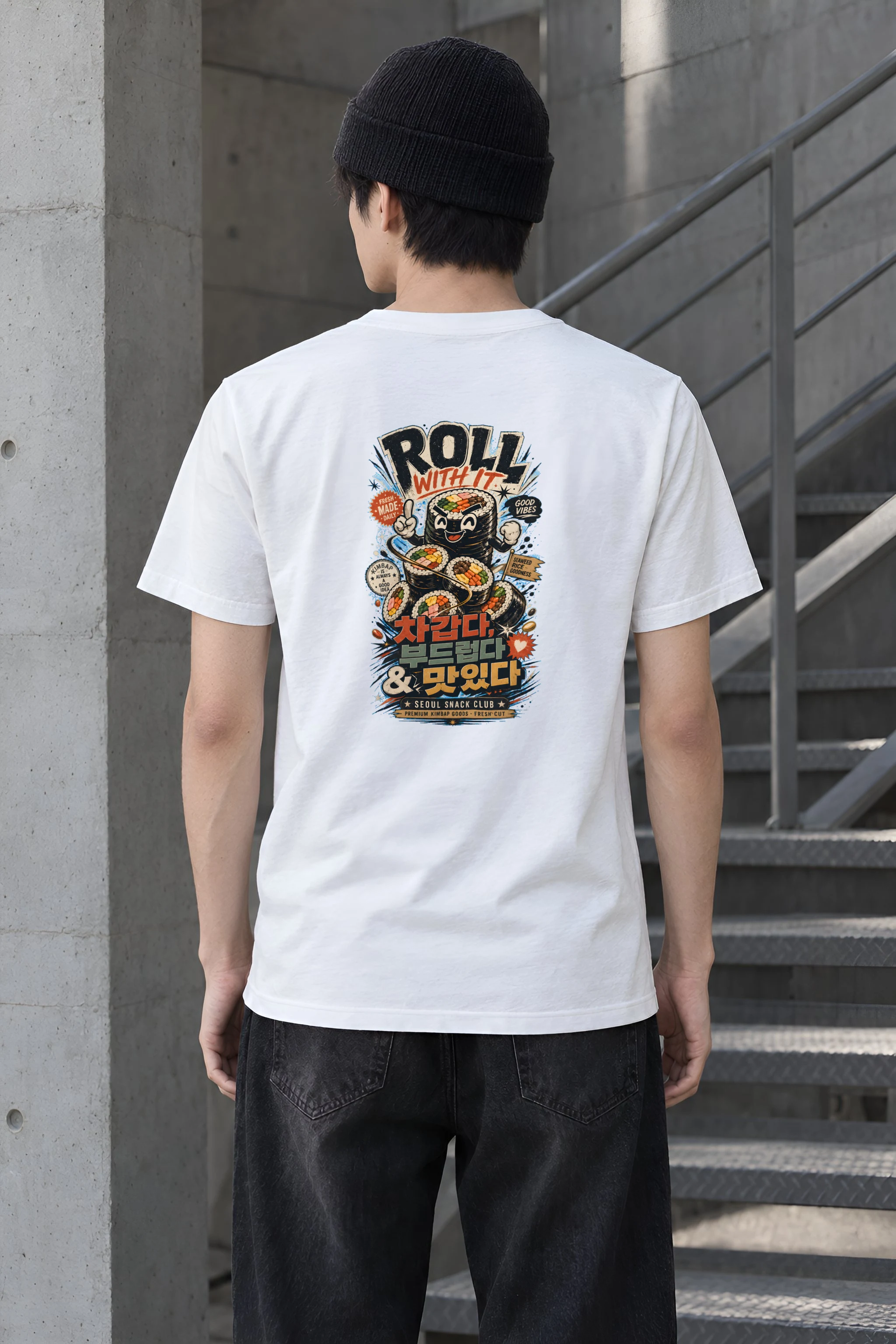 "Seoul Snack Club" Heavyweight Unisex Crewneck T-shirt