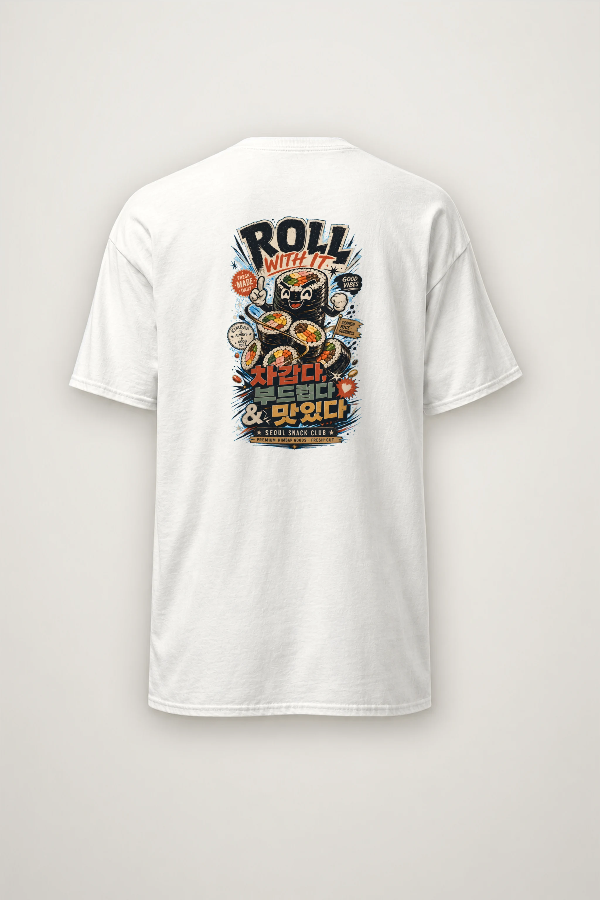 "Seoul Snack Club" Heavyweight Unisex Crewneck T-shirt