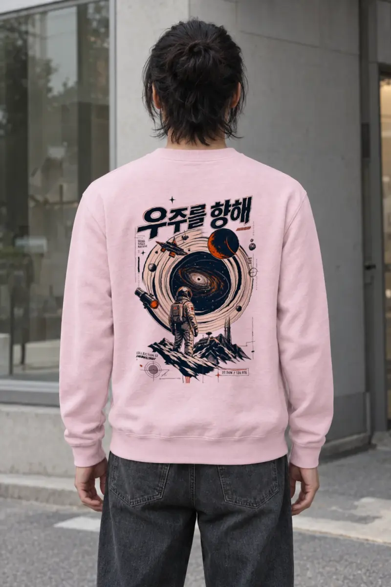"Seoul Space Archive" Heavy Blend Unisex Crewneck Sweatshirt