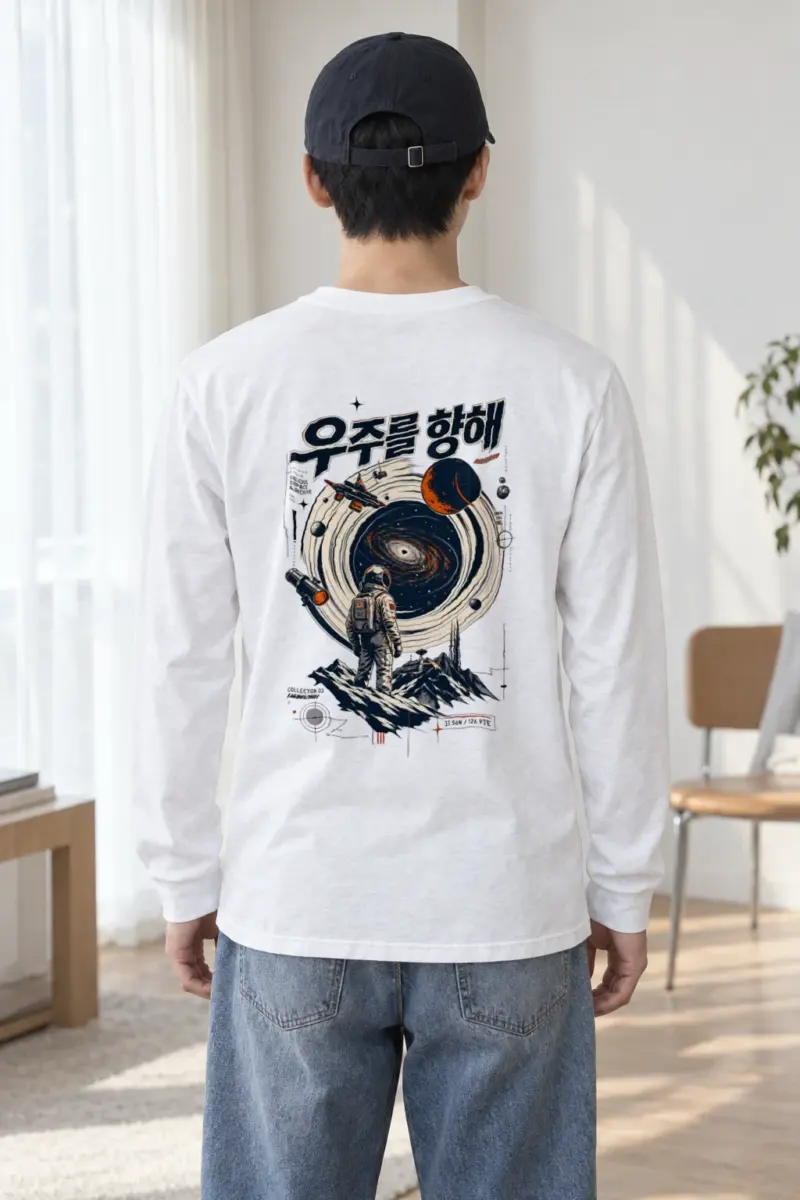 "Seoul Space Archive" Unisex Longsleeve T-shirt