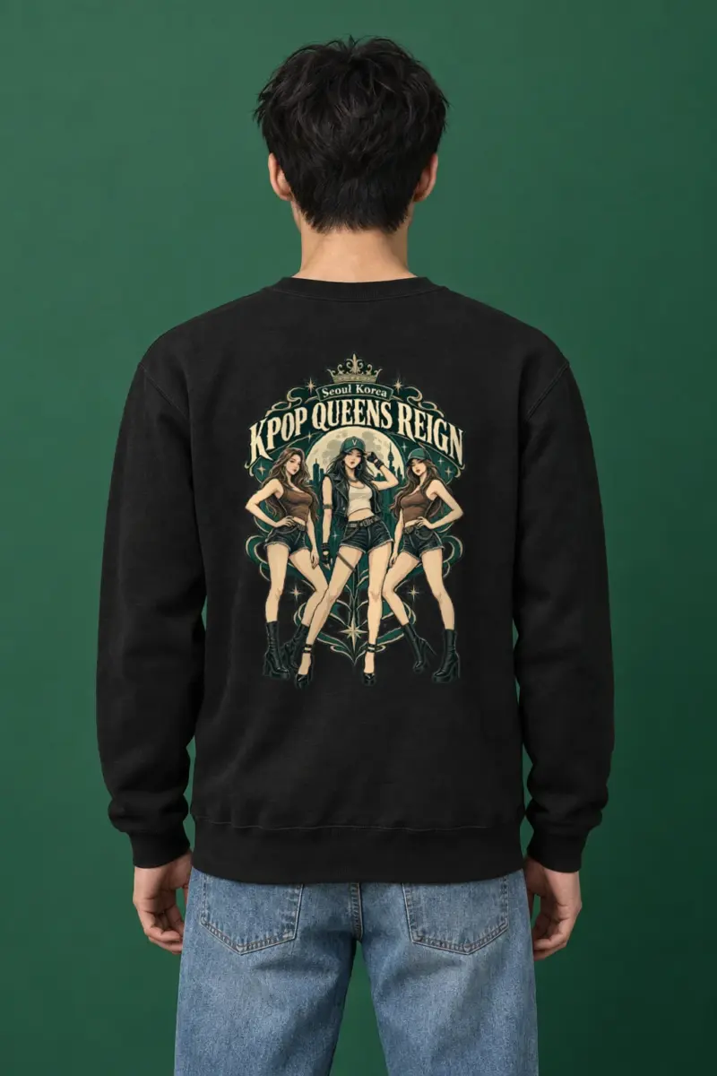 "Seoul Stage Icons" Heavy Blend Unisex Crewneck Sweatshirt | Gildan 18000