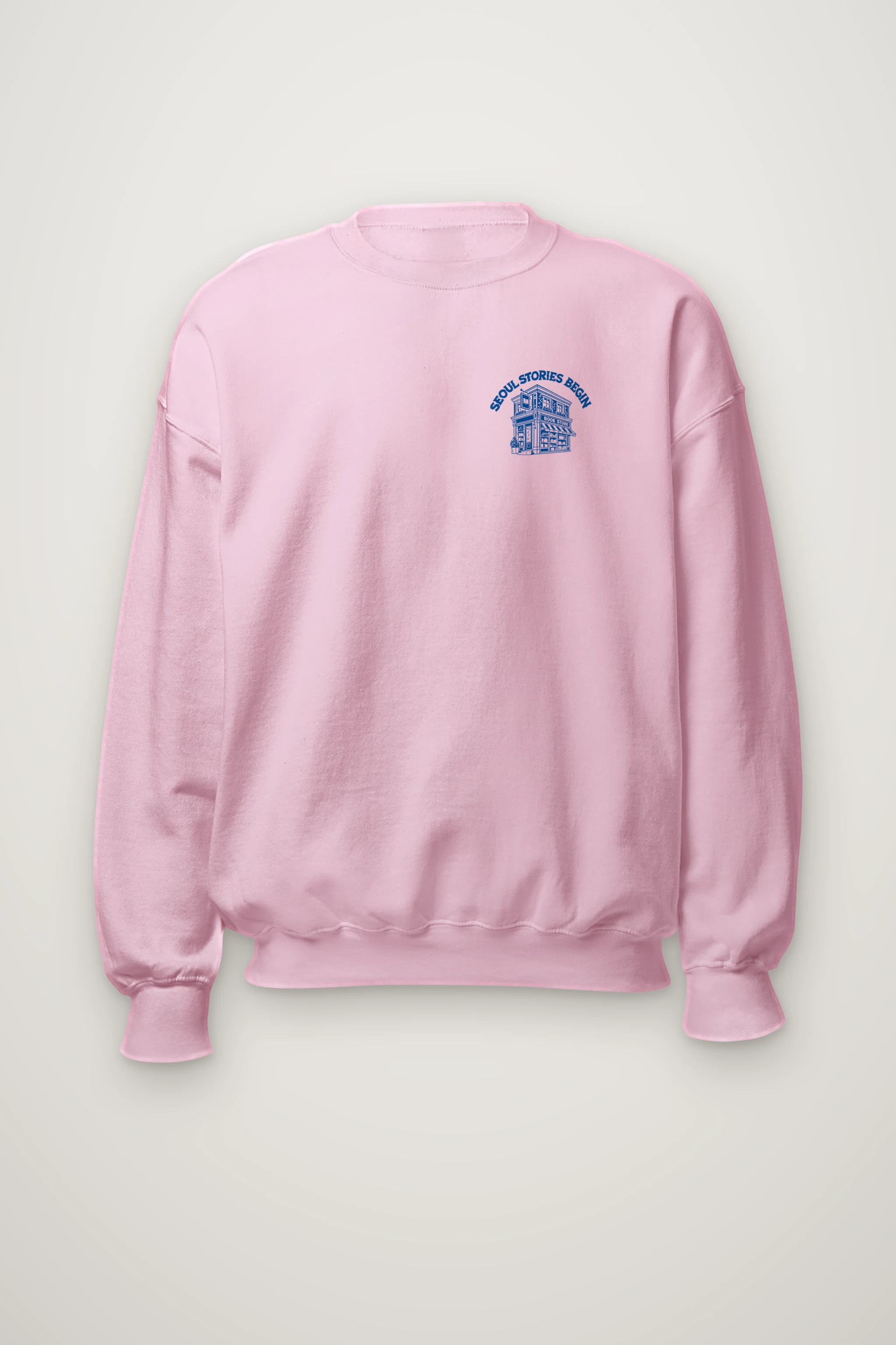 "Seoul Stories Begin" Heavy Blend Unisex Crewneck Sweatshirt