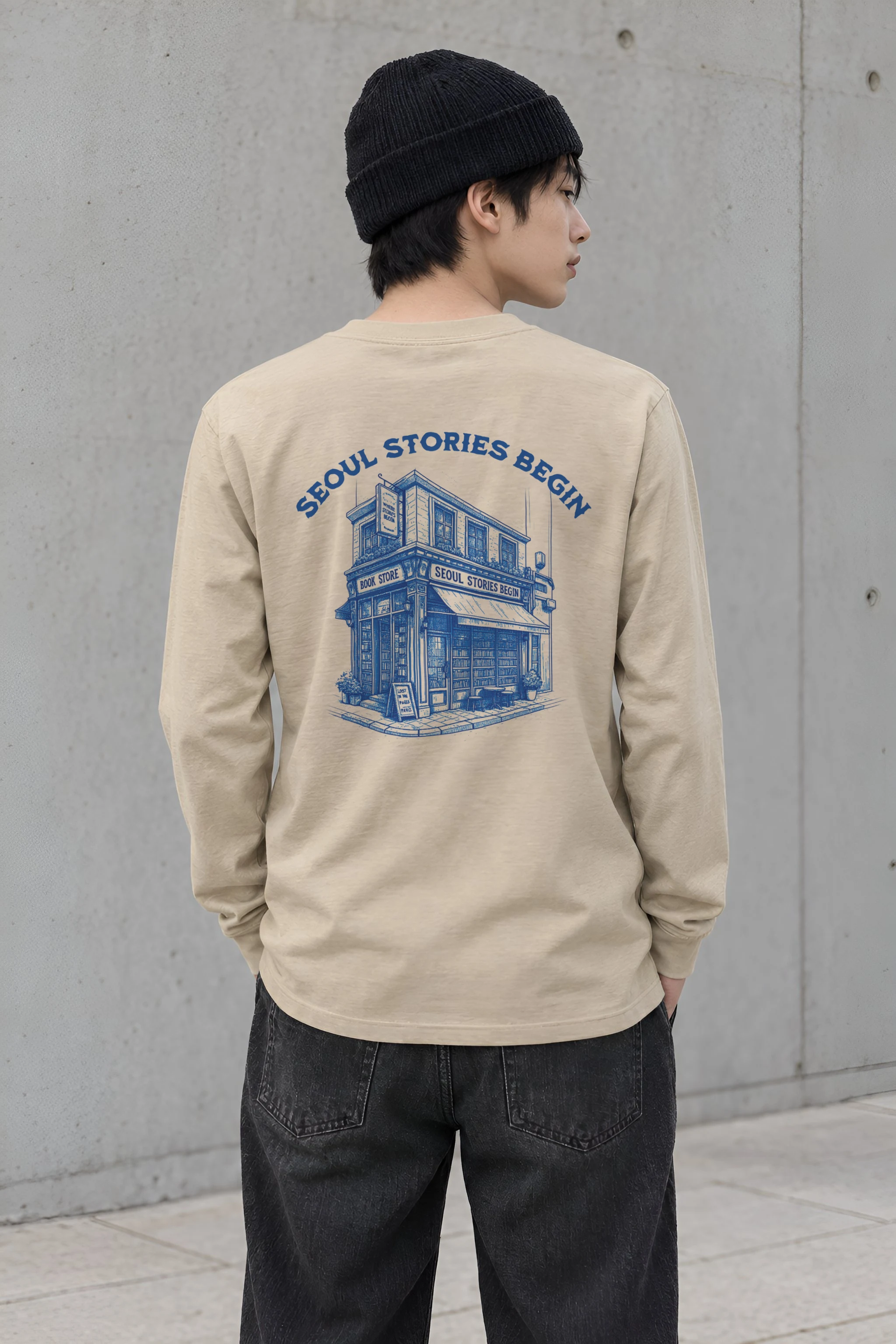 "Seoul Stories Begin" Unisex Longsleeve T-shirt
