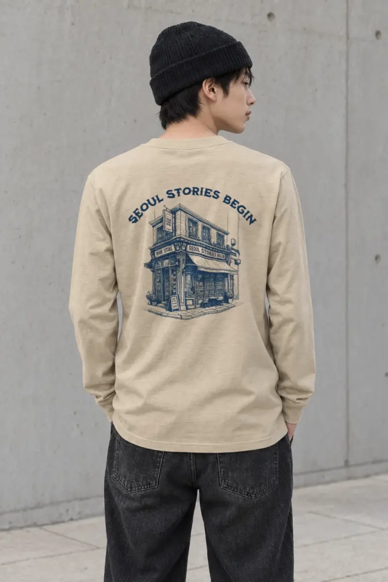 "Seoul Stories Begin" Unisex Longsleeve T-shirt