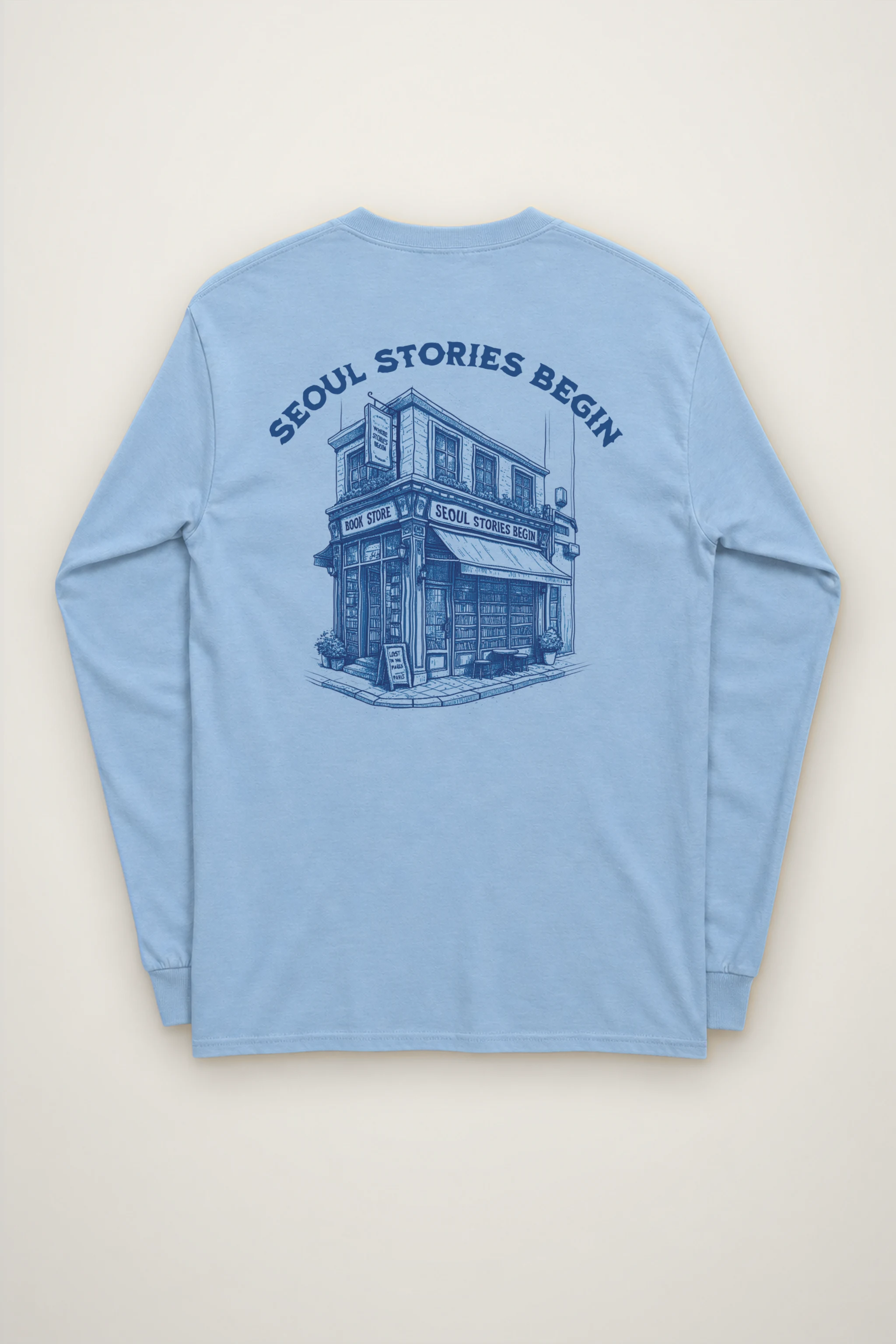 "Seoul Stories Begin" Unisex Longsleeve T-shirt