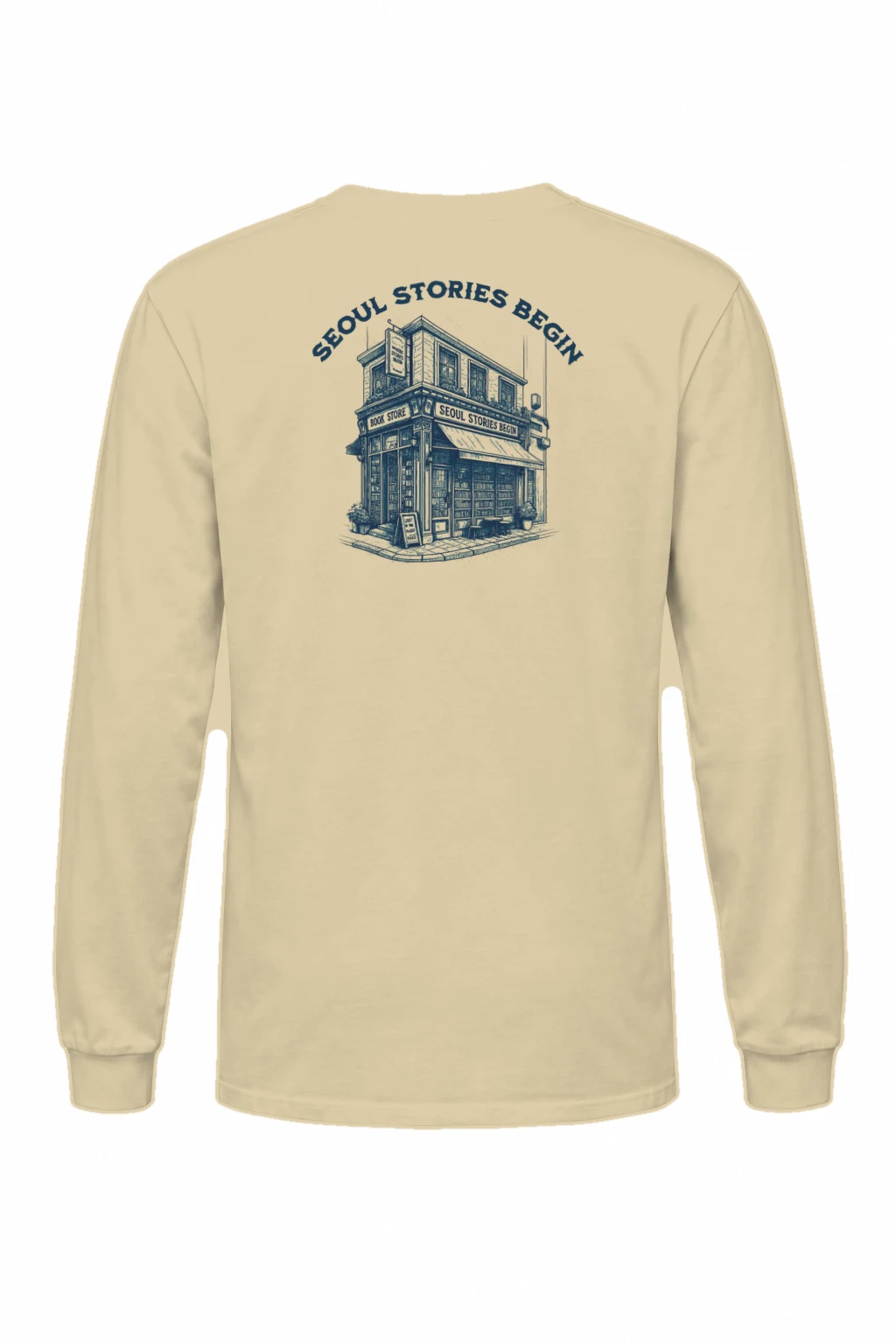 "Seoul Stories Begin" Unisex Longsleeve T-shirt | Gildan 2400