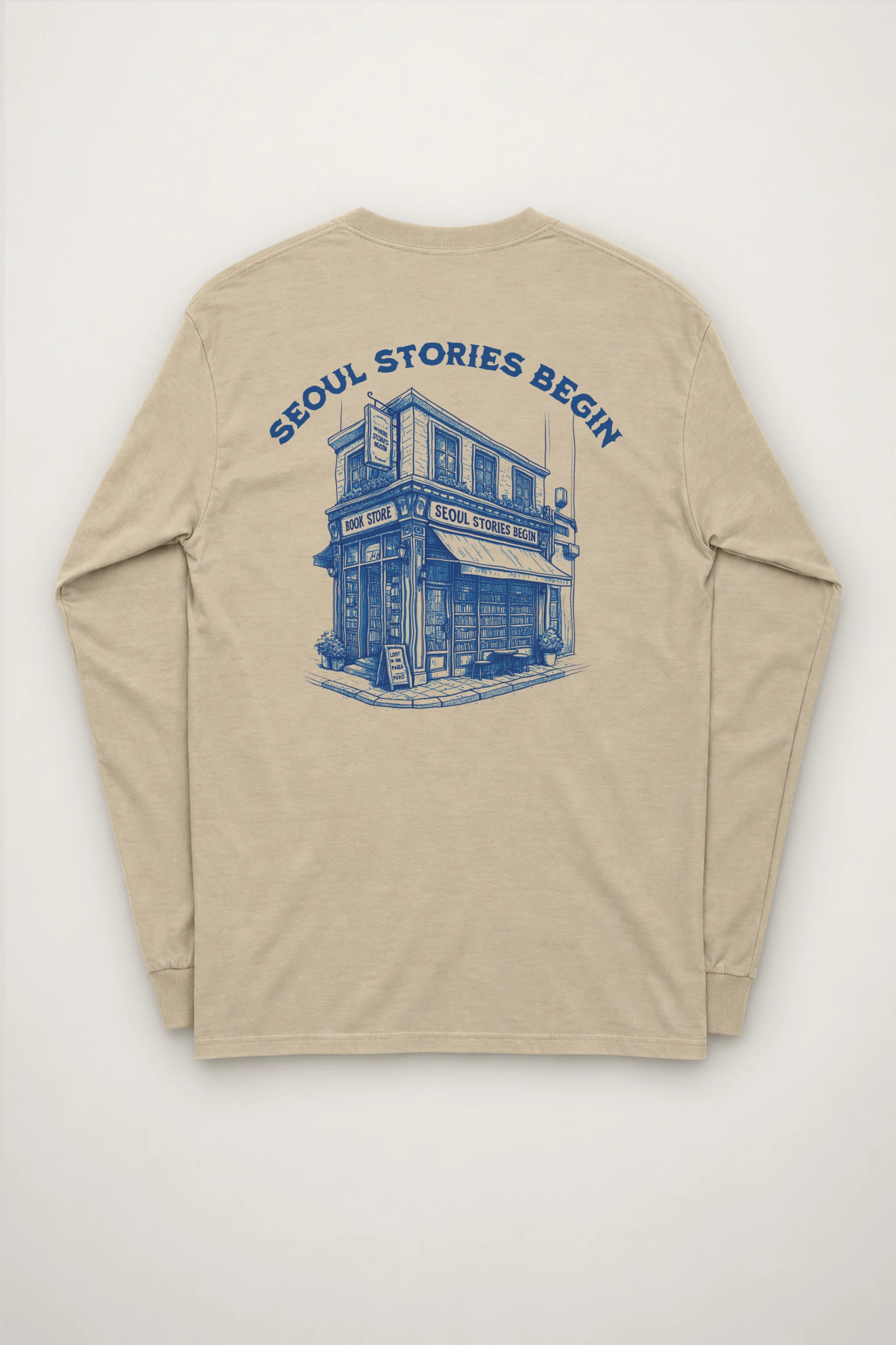 "Seoul Stories Begin" Unisex Longsleeve T-shirt