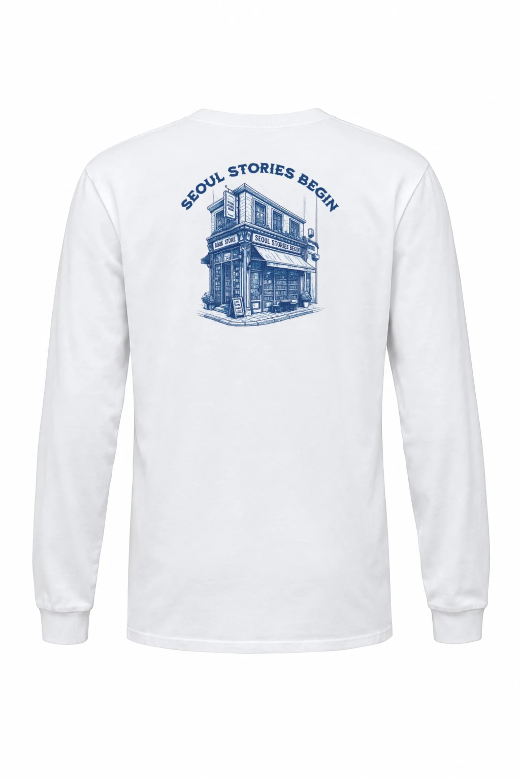 "Seoul Stories Begin" Unisex Longsleeve T-shirt | Gildan 2400