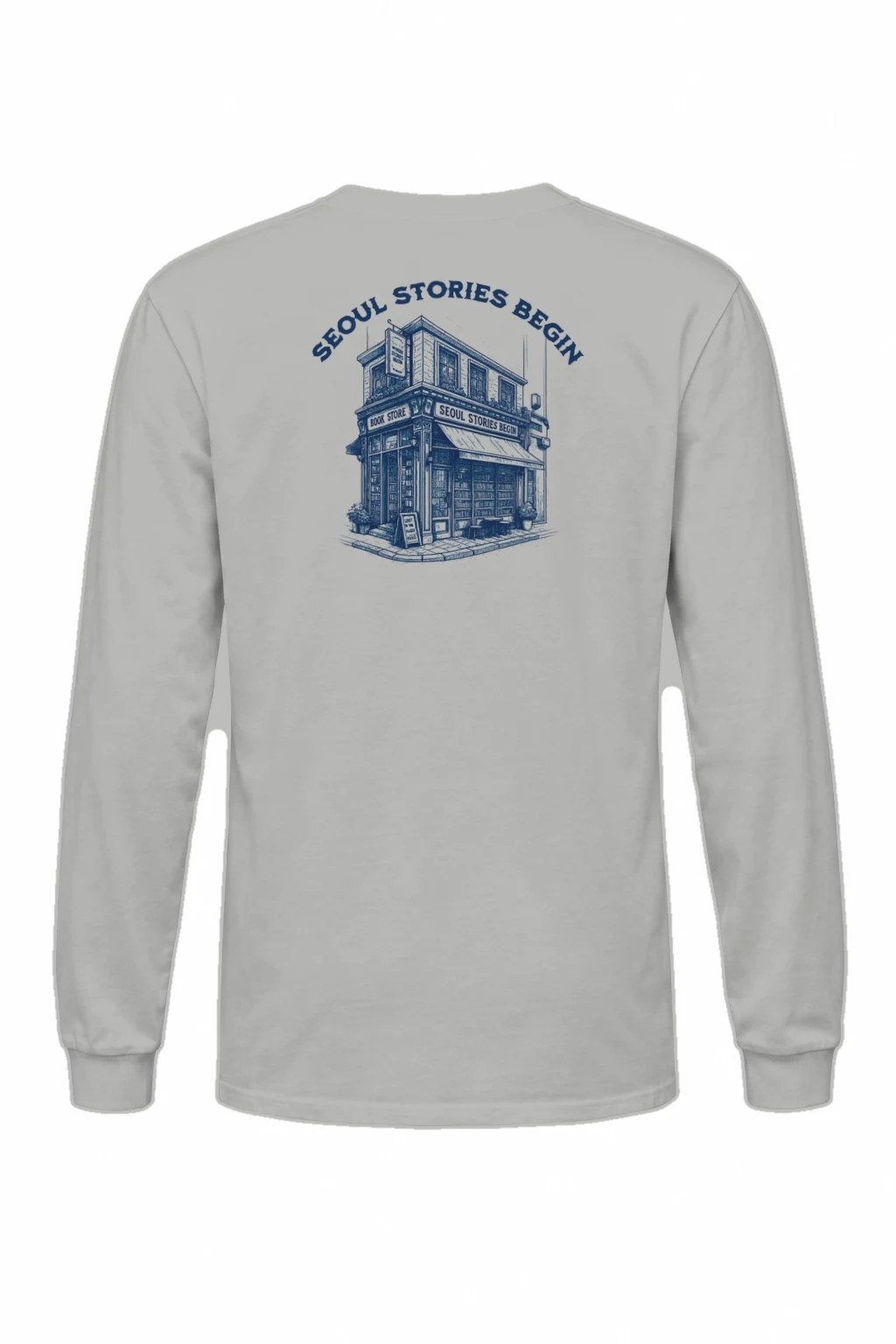 "Seoul Stories Begin" Unisex Longsleeve T-shirt | Gildan 2400