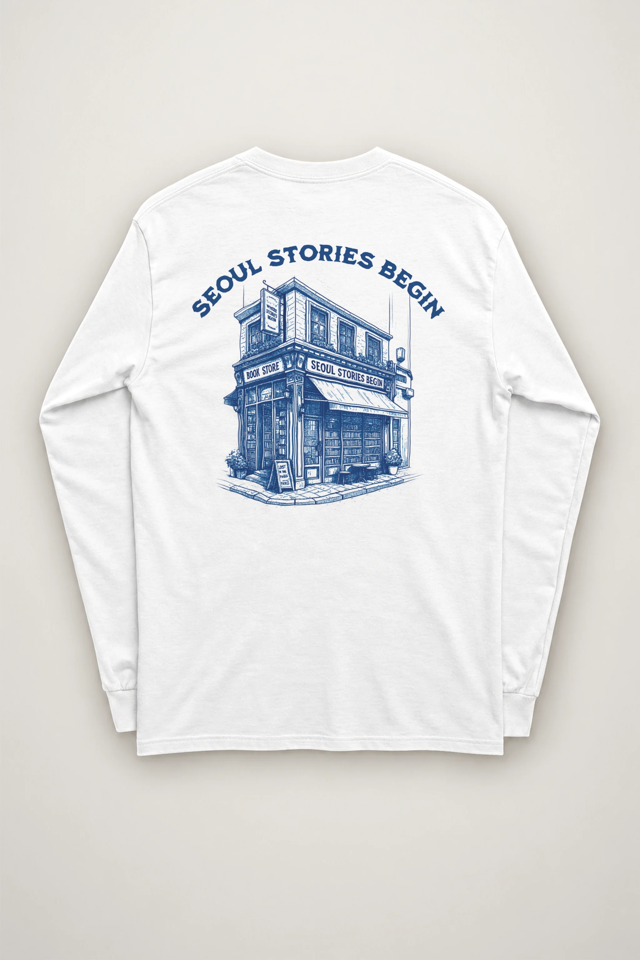 "Seoul Stories Begin" Unisex Longsleeve T-shirt