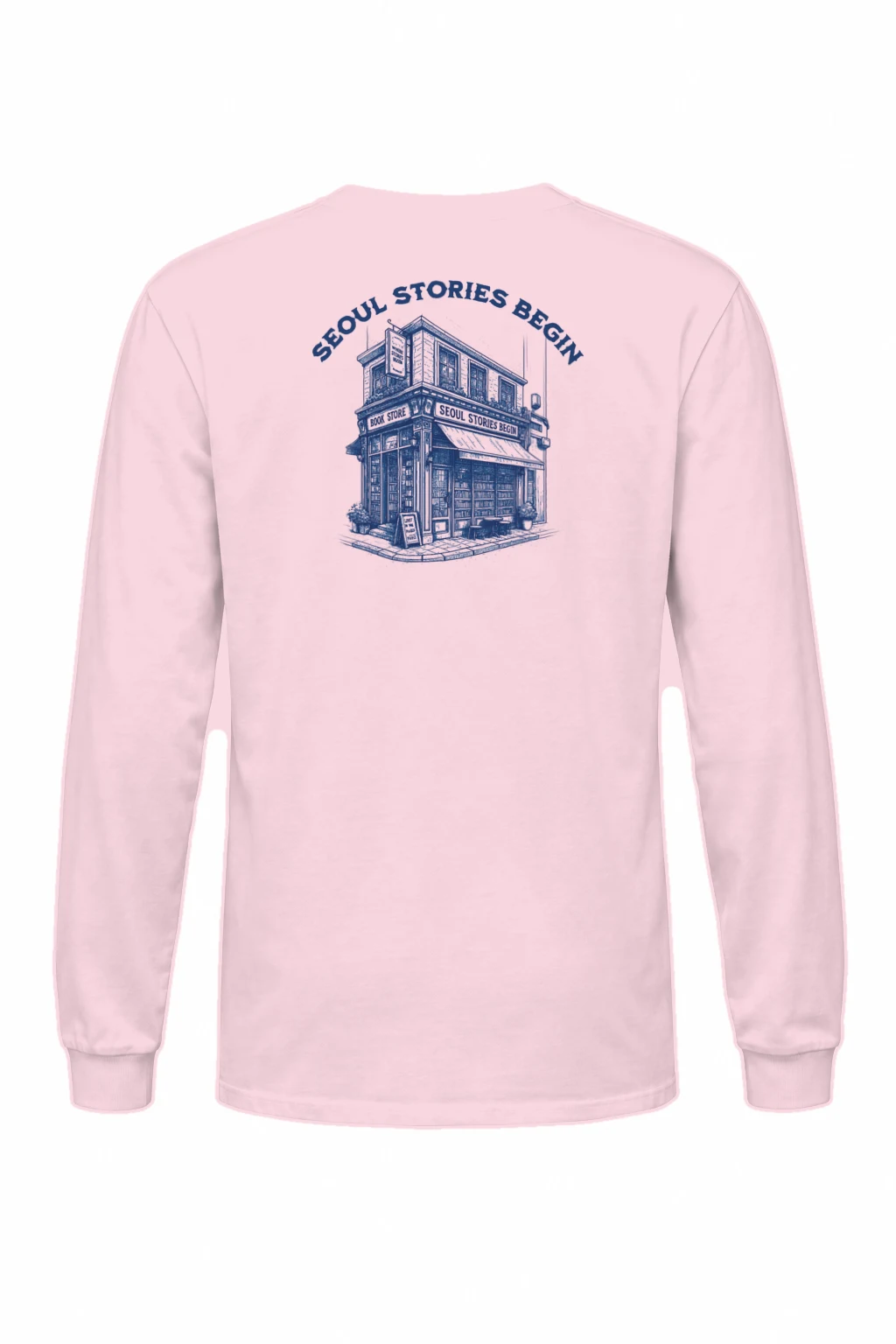 "Seoul Stories Begin" Unisex Longsleeve T-shirt | Gildan 2400