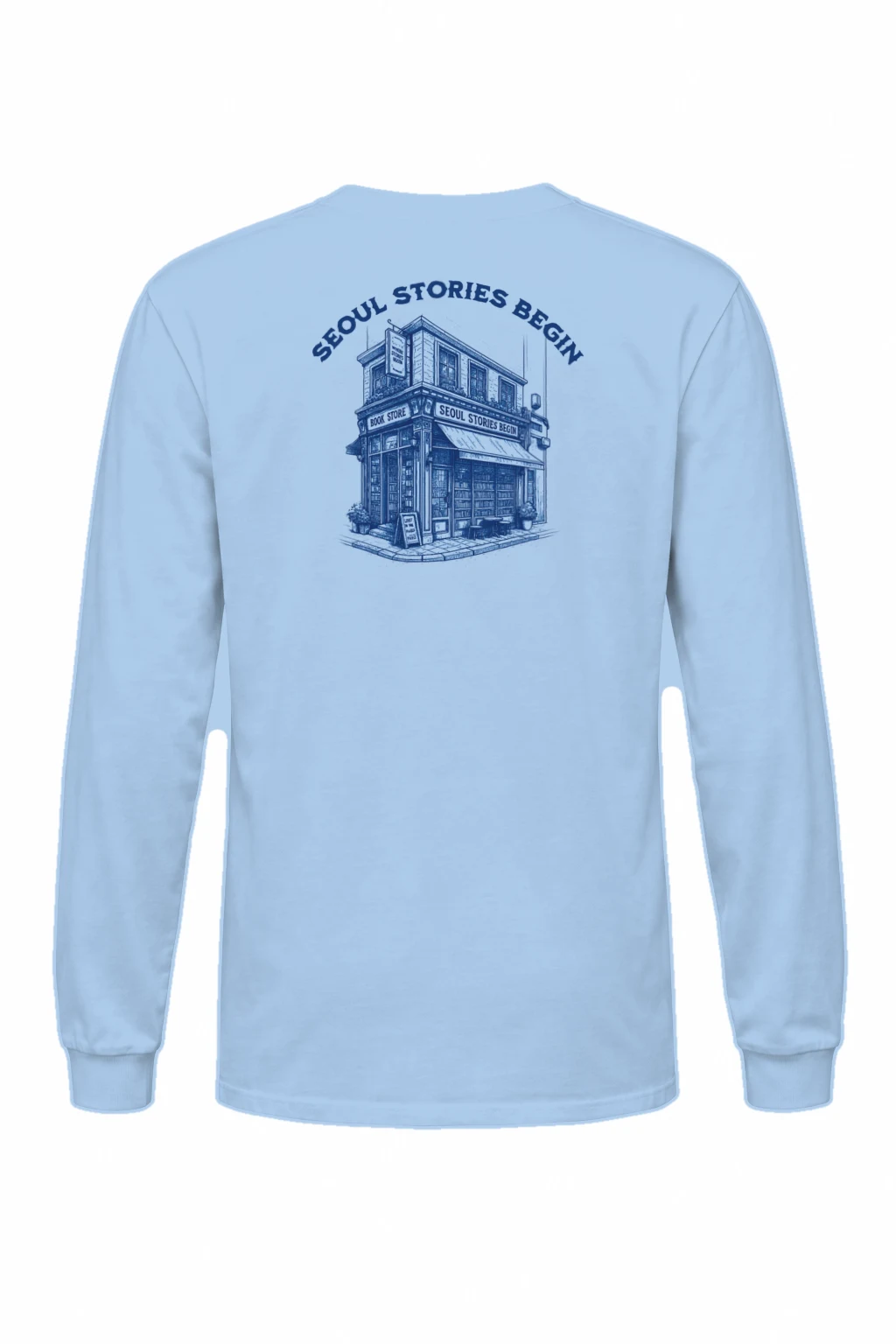 "Seoul Stories Begin" Unisex Longsleeve T-shirt | Gildan 2400