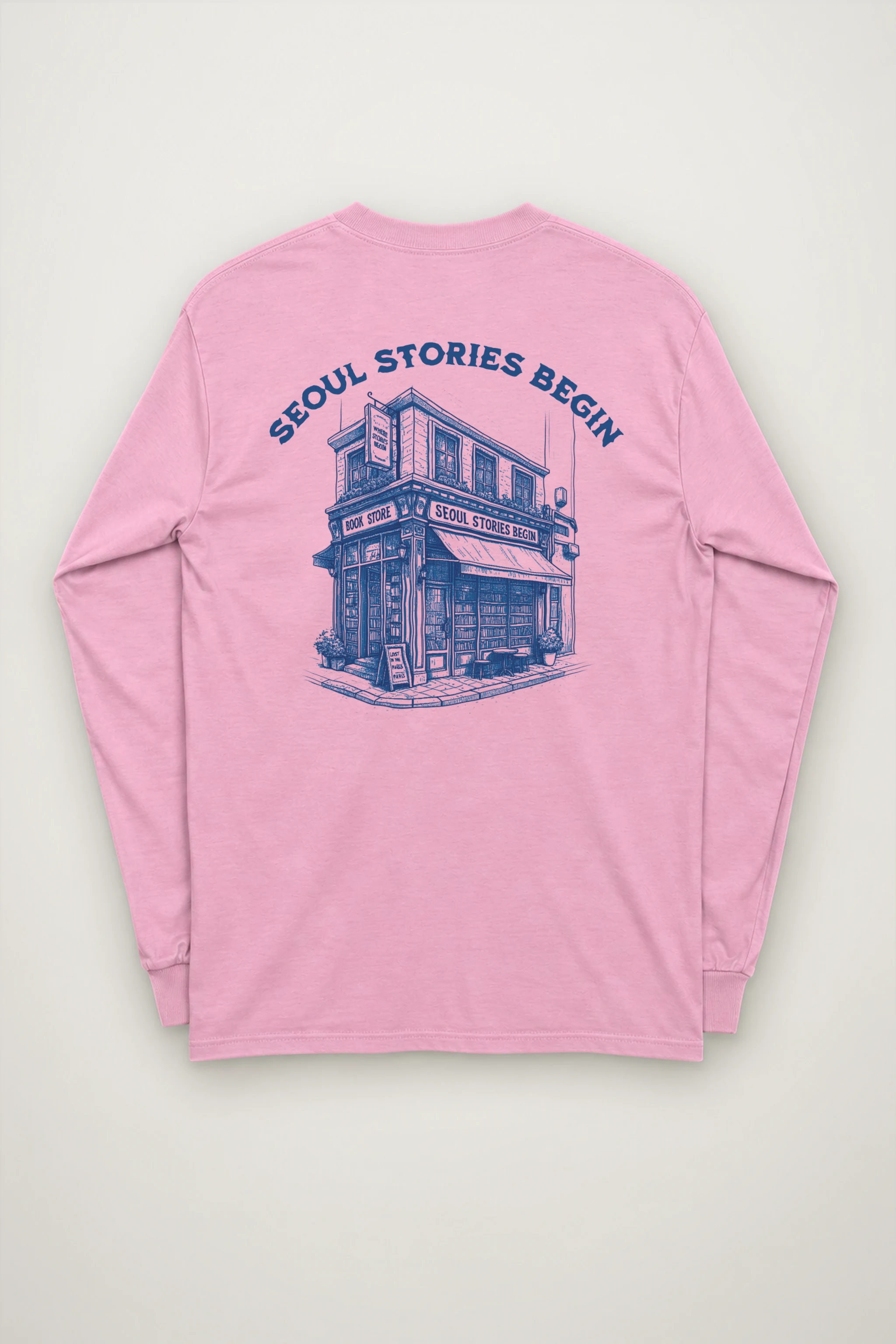 "Seoul Stories Begin" Unisex Longsleeve T-shirt