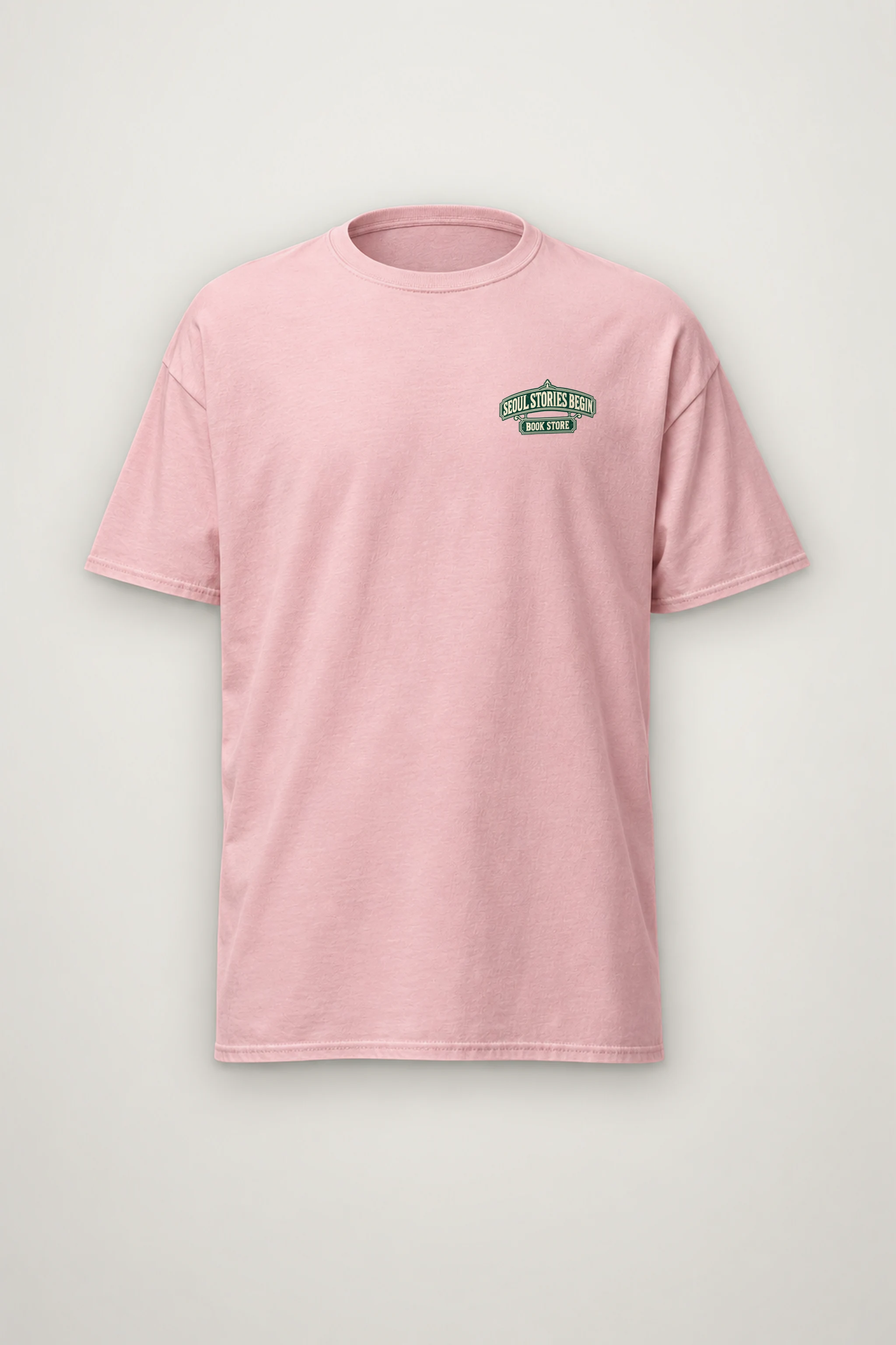 "Seoul Stories Bookstore" Heavyweight Unisex Crewneck T-shirt