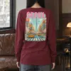 "Cherry Blossom Taxi Street" Unisex Longsleeve T-shirt | Gildan 2400