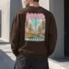 "Seoul Street Scene" Heavy Blend Unisex Crewneck Sweatshirt | Gildan 18000