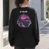 "Seoul Sunset Crown" Unisex Longsleeve T-shirt | Gildan 2400