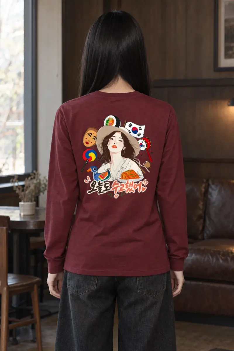 "Seoul Table Stories" Unisex Longsleeve T-shirt