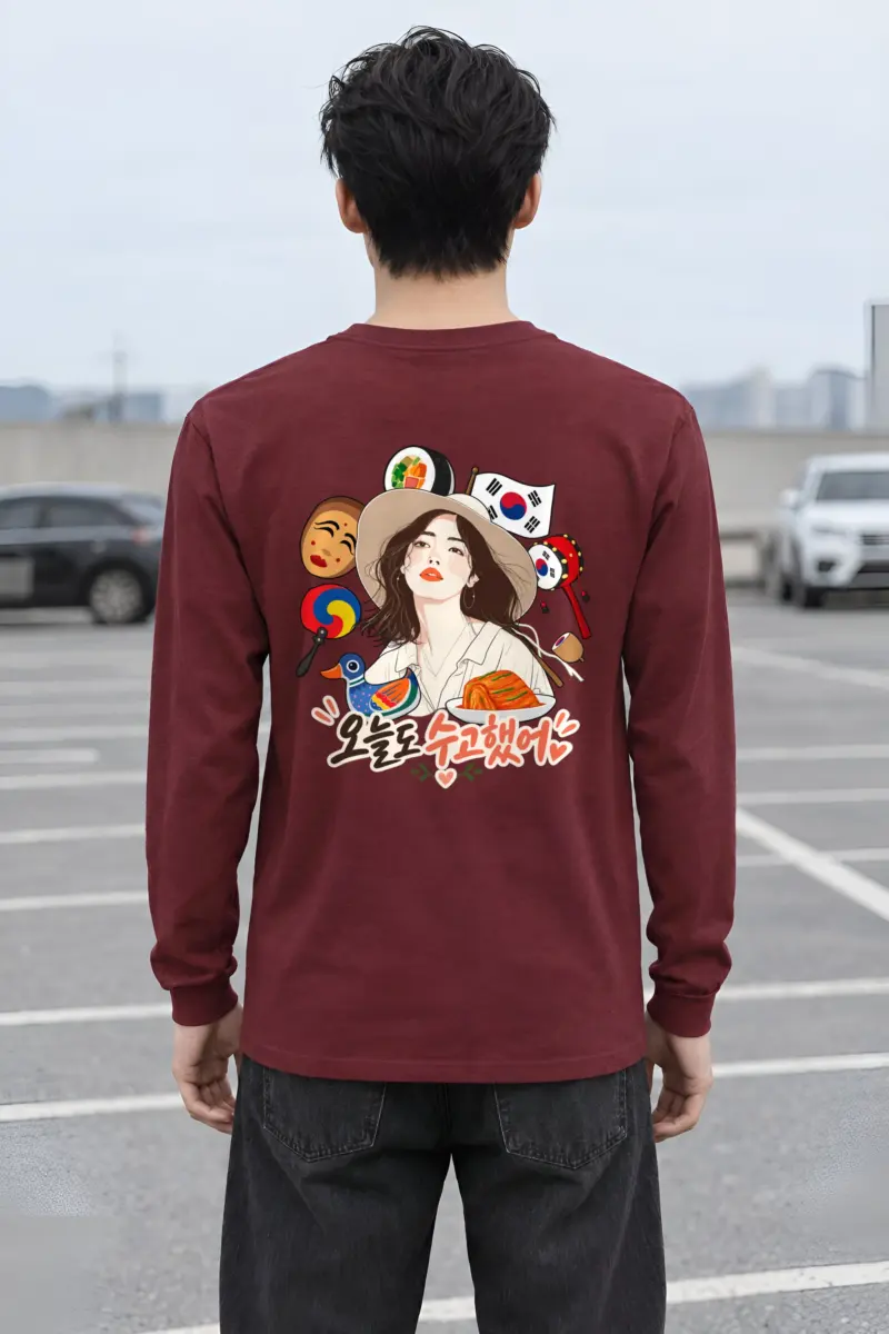 "Seoul Table Stories" Unisex Longsleeve T-shirt