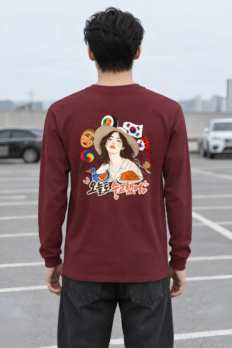 "Seoul Table Stories" Unisex Longsleeve T-shirt