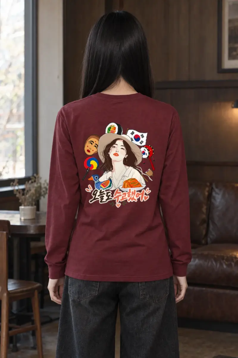 "Seoul Table Stories" Unisex Longsleeve T-shirt