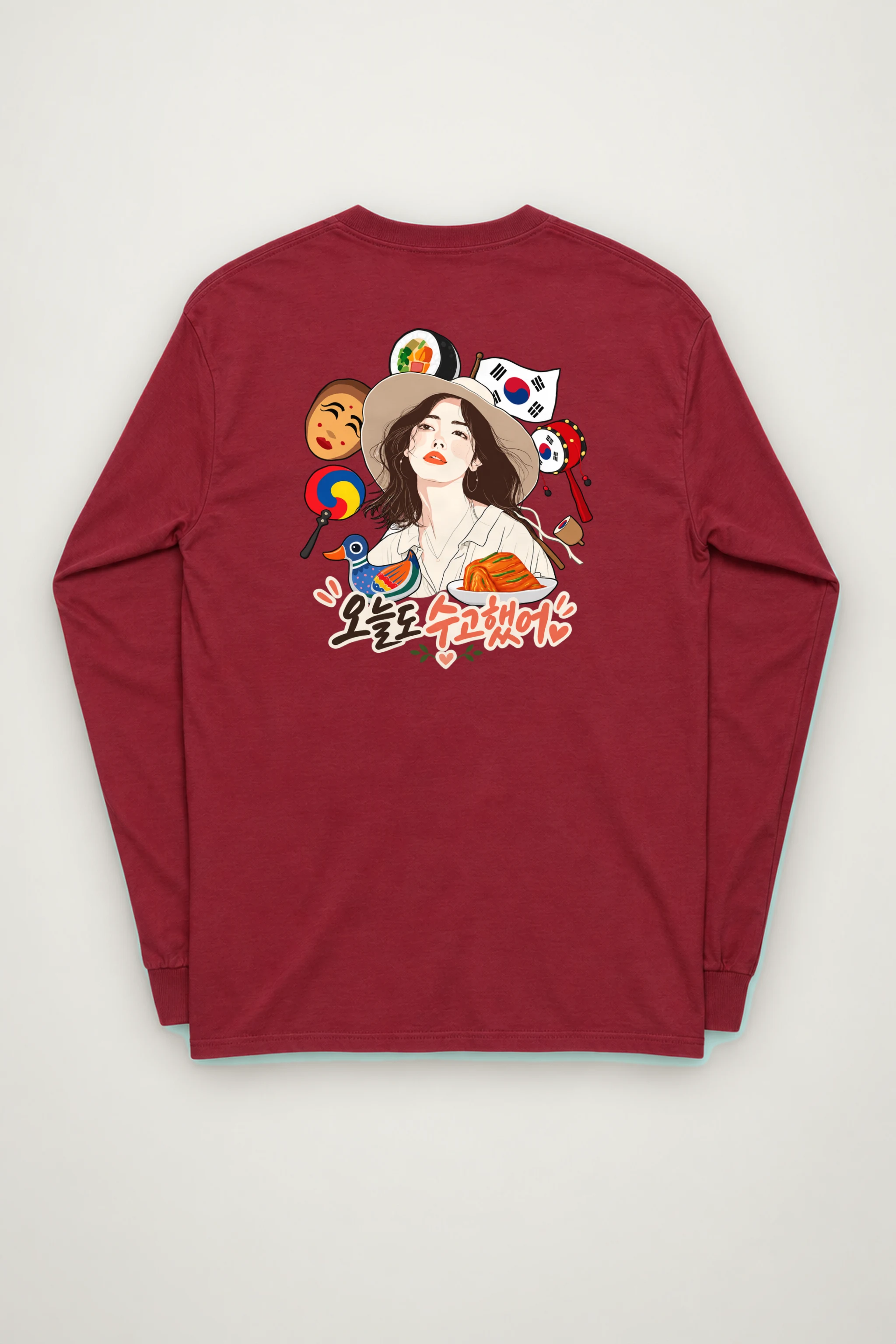 "Seoul Table Stories" Unisex Longsleeve T-shirt
