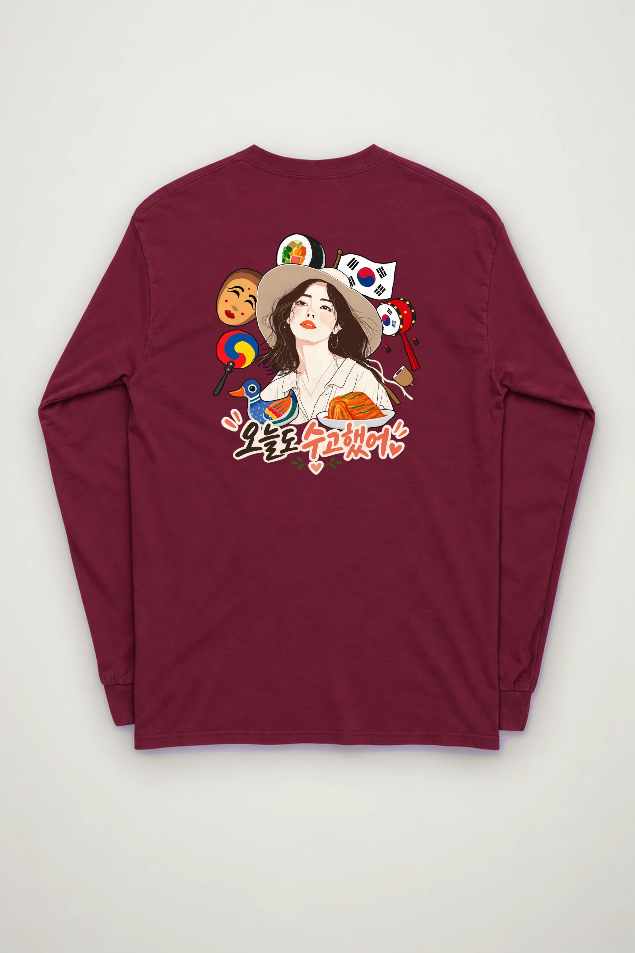 "Seoul Table Stories" Unisex Longsleeve T-shirt