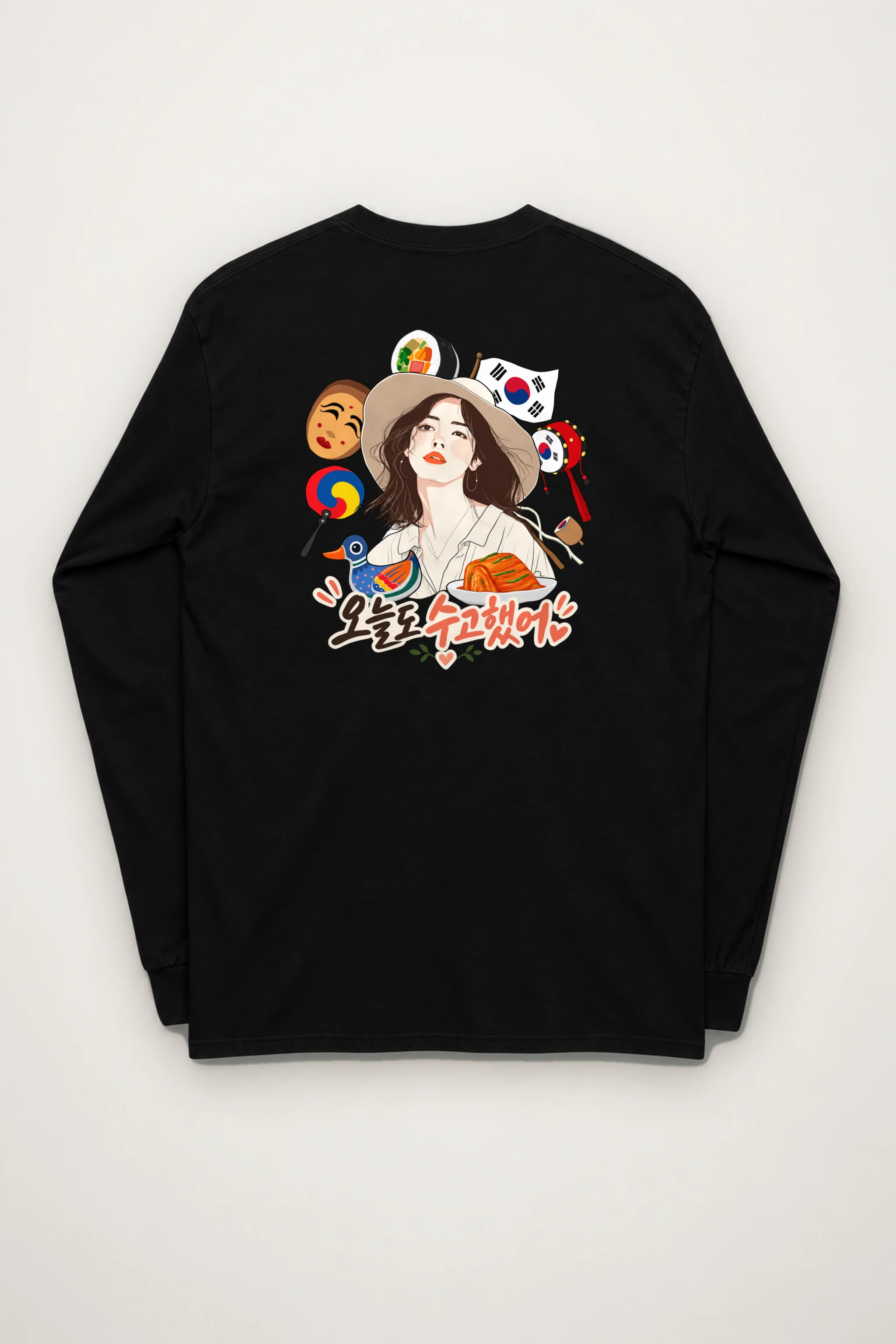 "Seoul Table Stories" Unisex Longsleeve T-shirt
