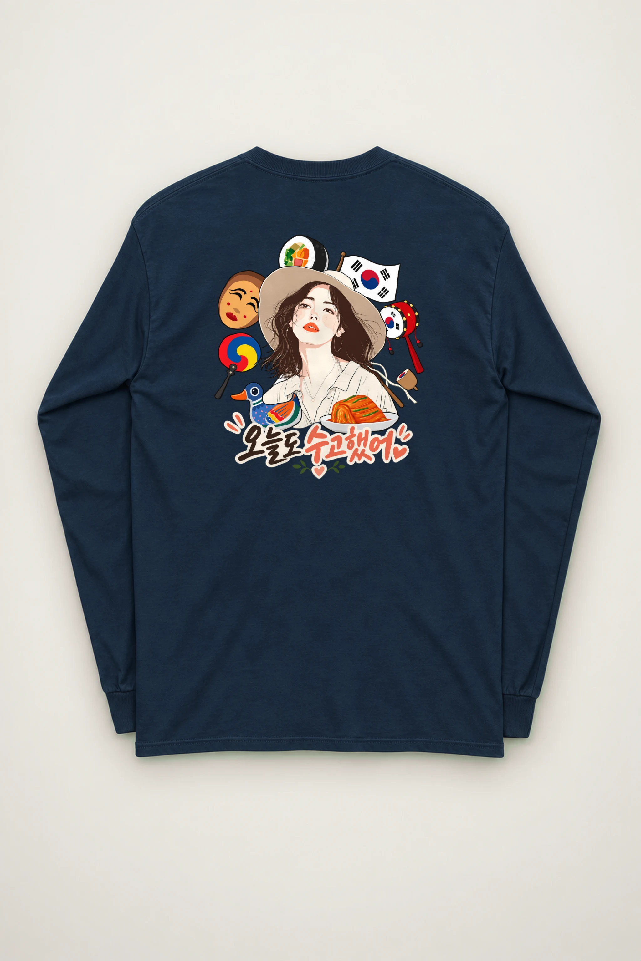 "Seoul Table Stories" Unisex Longsleeve T-shirt