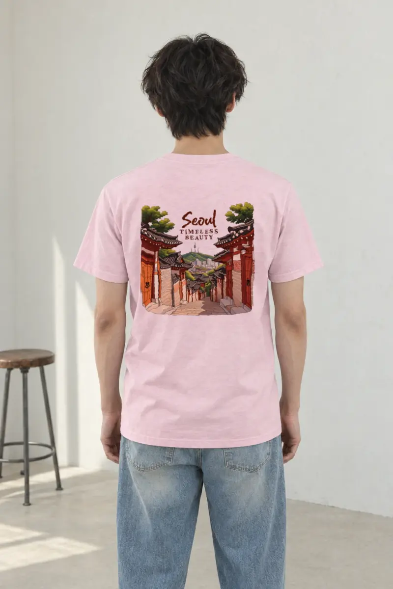 "Seoul Timeless Beauty" Heavyweight Unisex Crewneck T-shirt