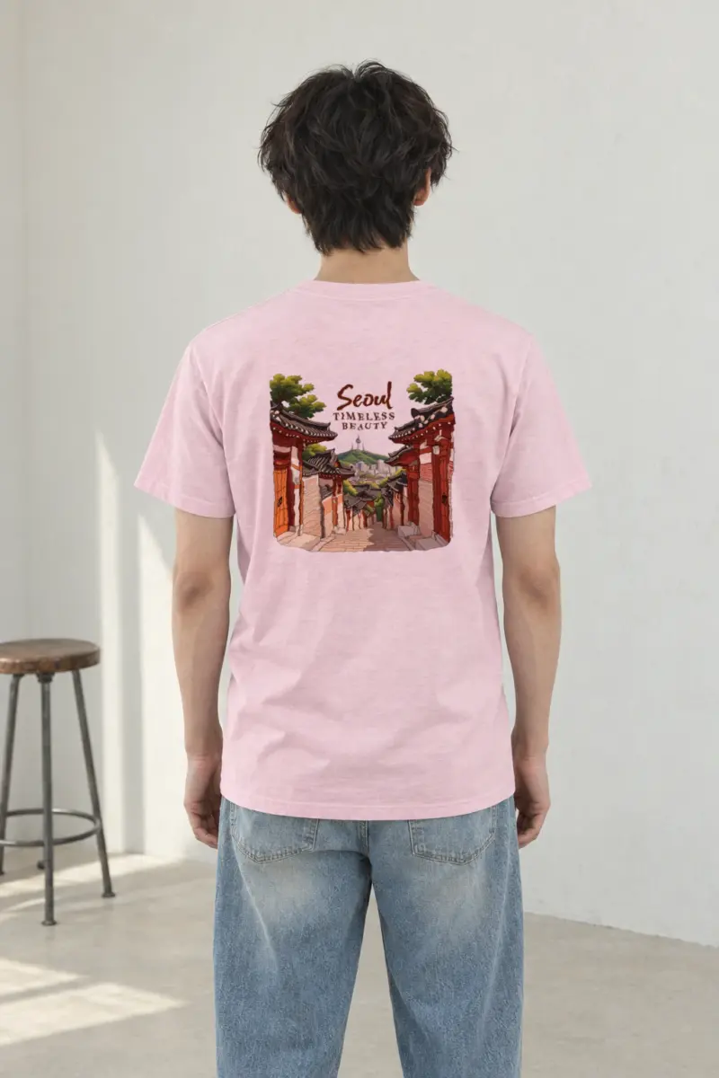 "Seoul Timeless Beauty" Heavyweight Unisex Crewneck T-shirt