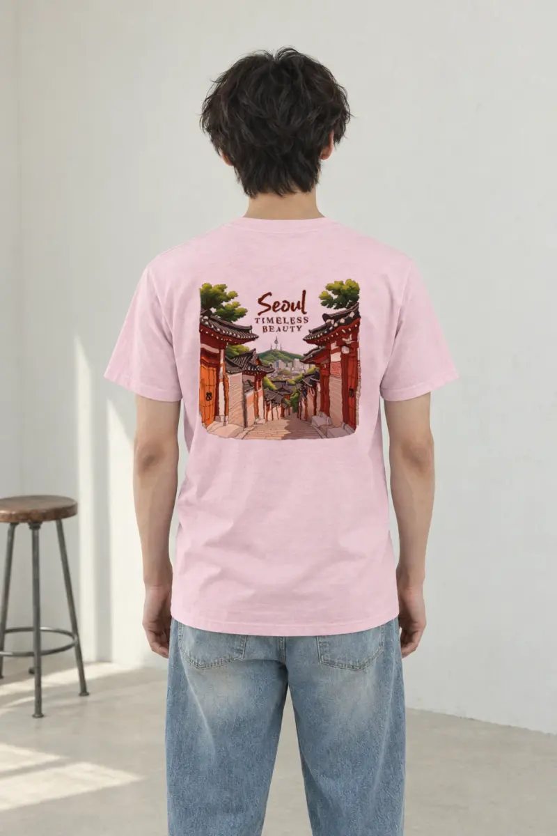 "Seoul Timeless Beauty" Heavyweight Unisex Crewneck T-shirt
