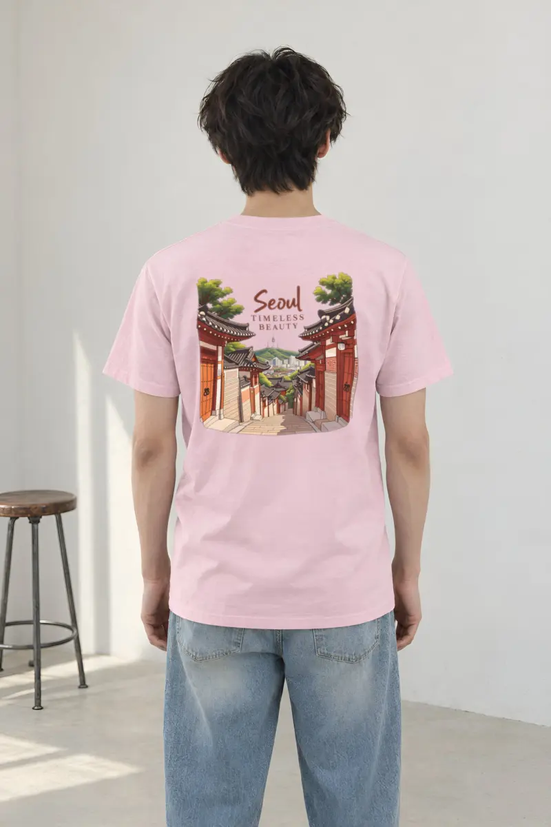 "Seoul Timeless Beauty" Heavyweight Unisex Crewneck T-shirt