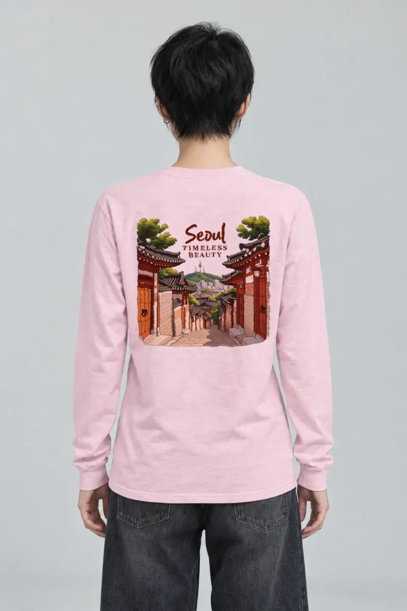"Seoul Timeless Beauty" Unisex Longsleeve T-shirt | Gildan 2400