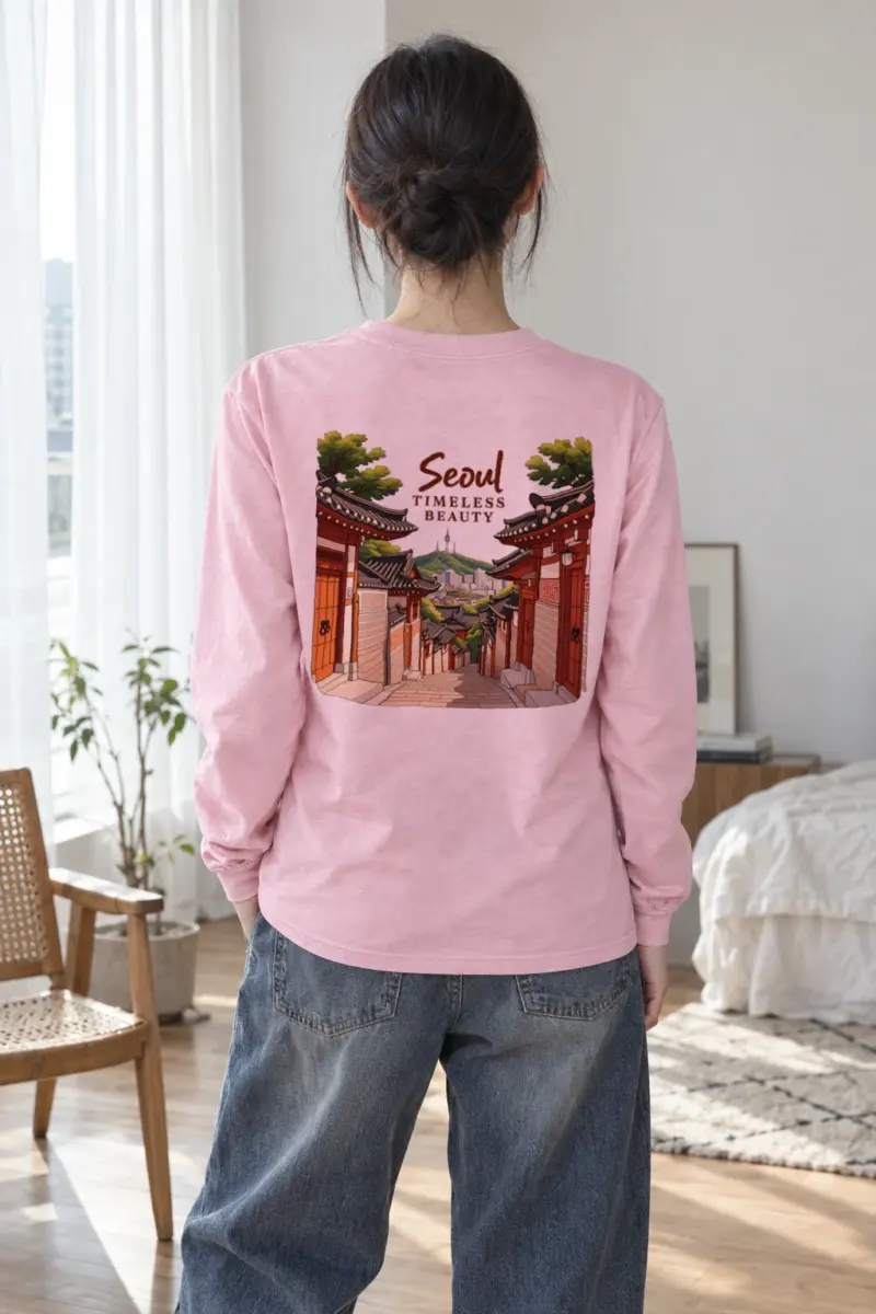 "Seoul Timeless Beauty" Unisex Longsleeve T-shirt