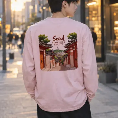 "Seoul Timeless Beauty" Unisex Longsleeve T-shirt | Gildan 2400