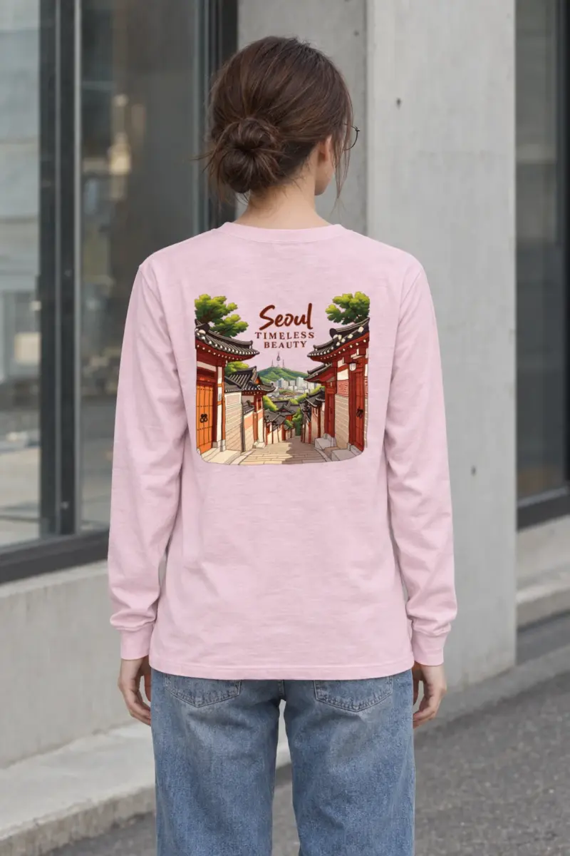 "Seoul Timeless Beauty" Unisex Longsleeve T-shirt