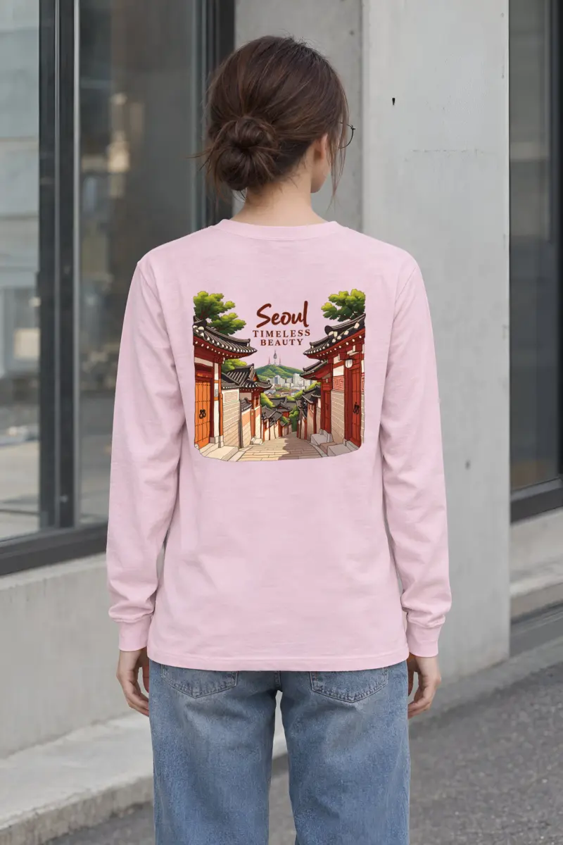 "Seoul Timeless Beauty" Unisex Longsleeve T-shirt