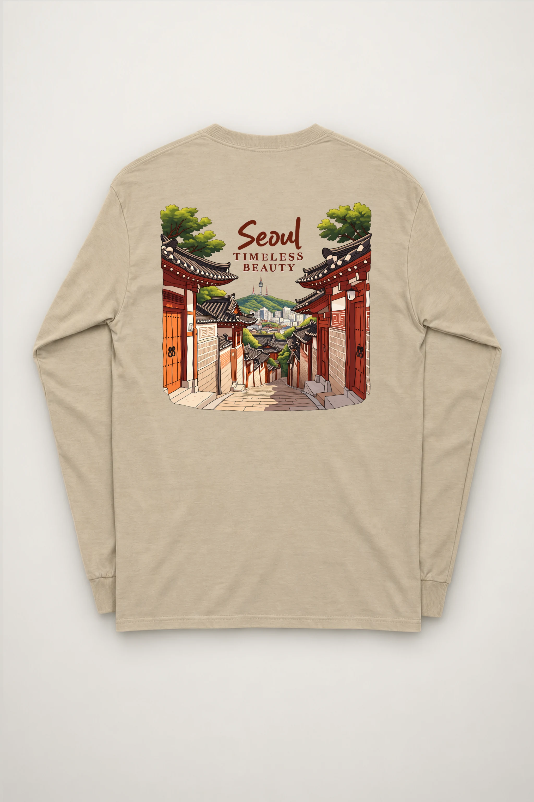 "Seoul Timeless Beauty" Unisex Longsleeve T-shirt