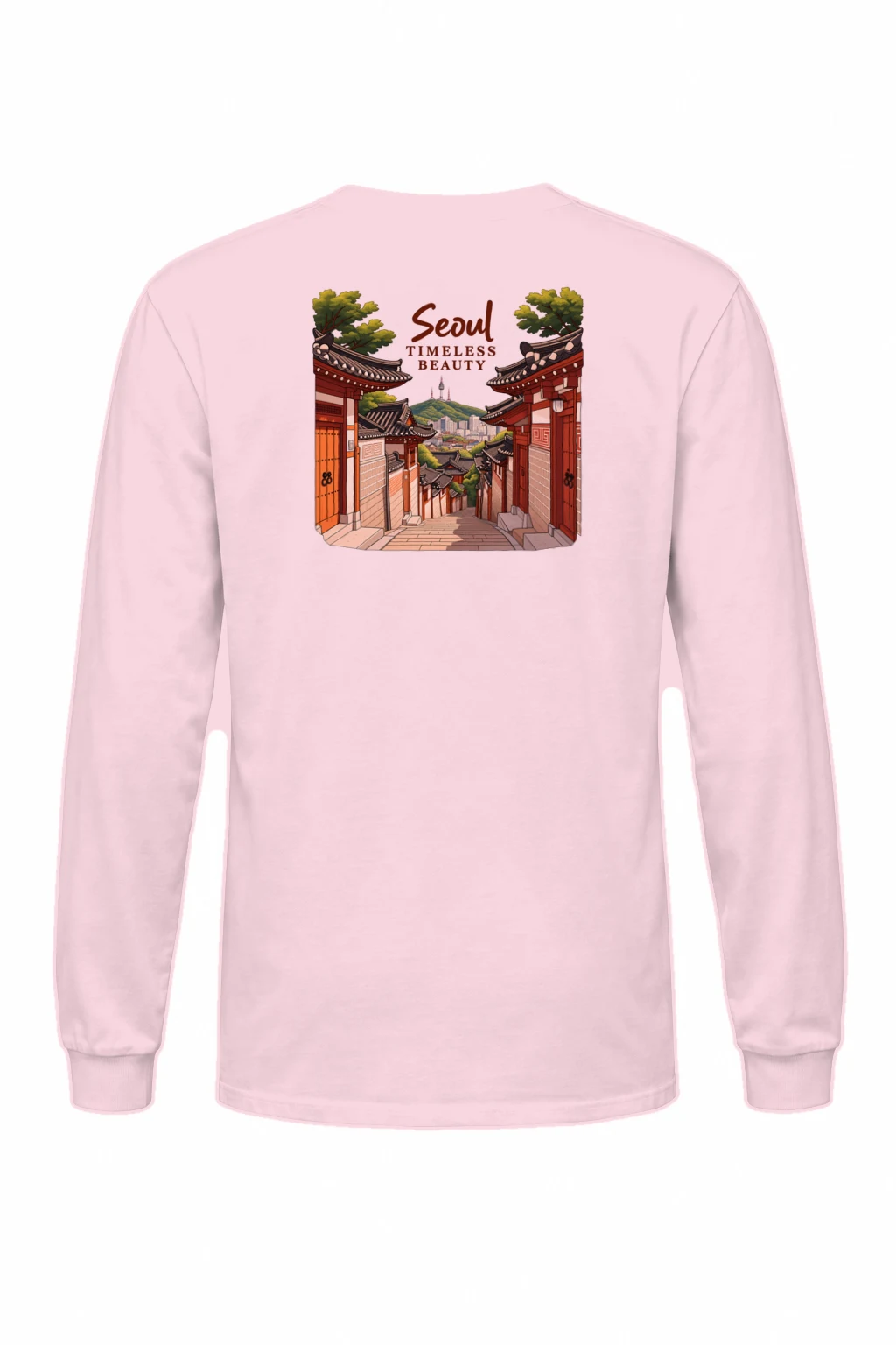 "Seoul Timeless Beauty" Unisex Longsleeve T-shirt | Gildan 2400