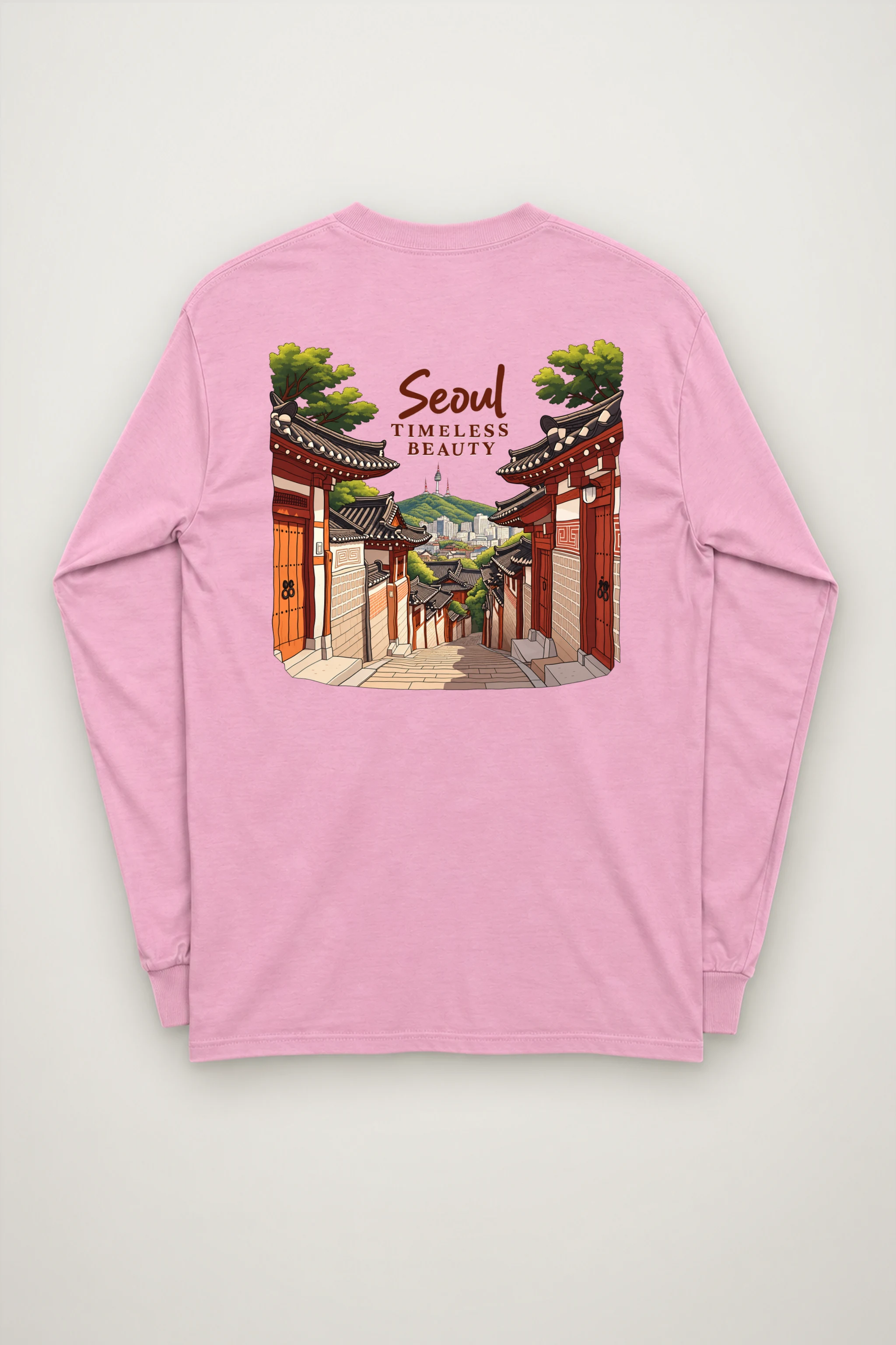 "Seoul Timeless Beauty" Unisex Longsleeve T-shirt