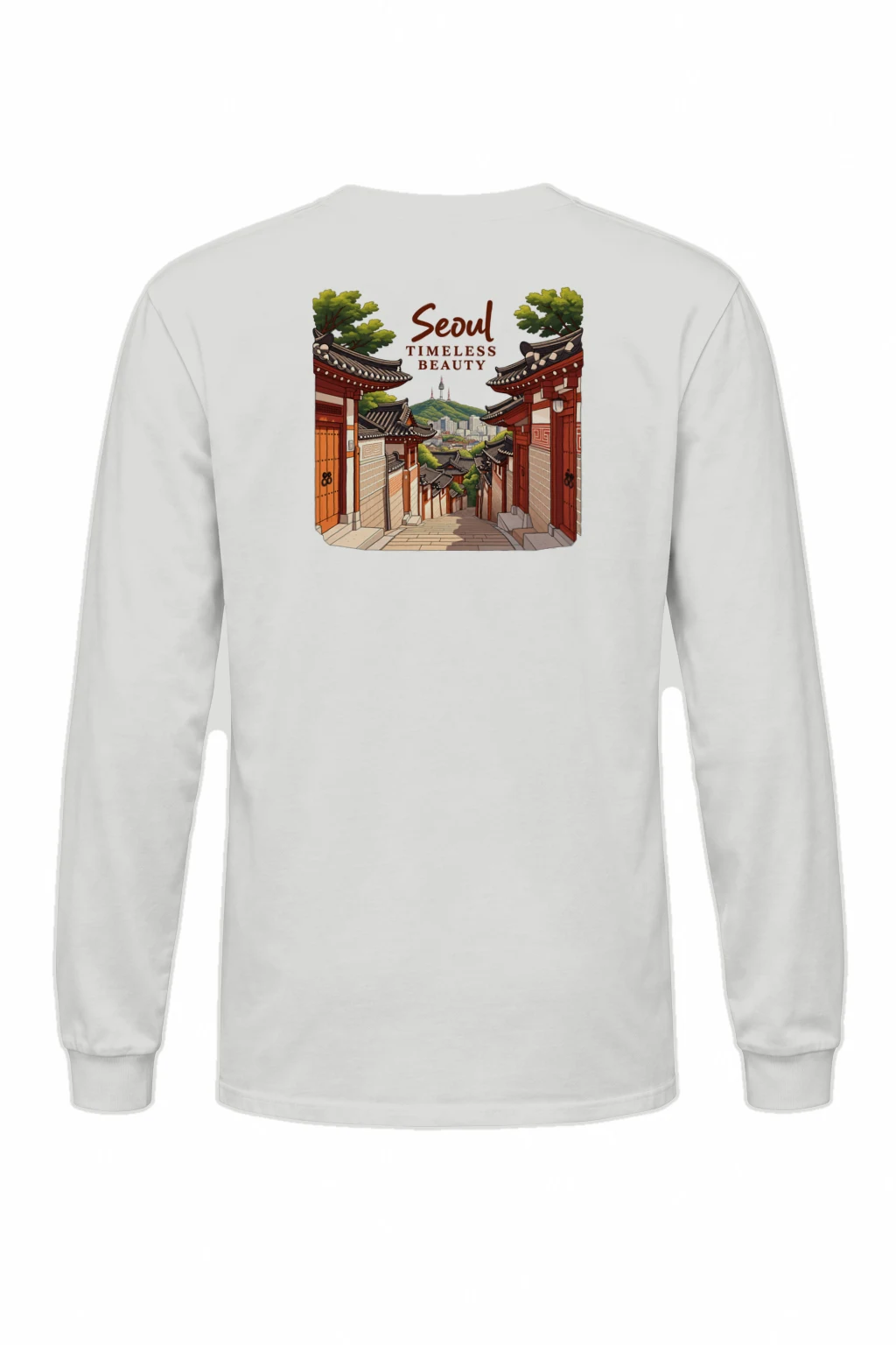 "Seoul Timeless Beauty" Unisex Longsleeve T-shirt | Gildan 2400
