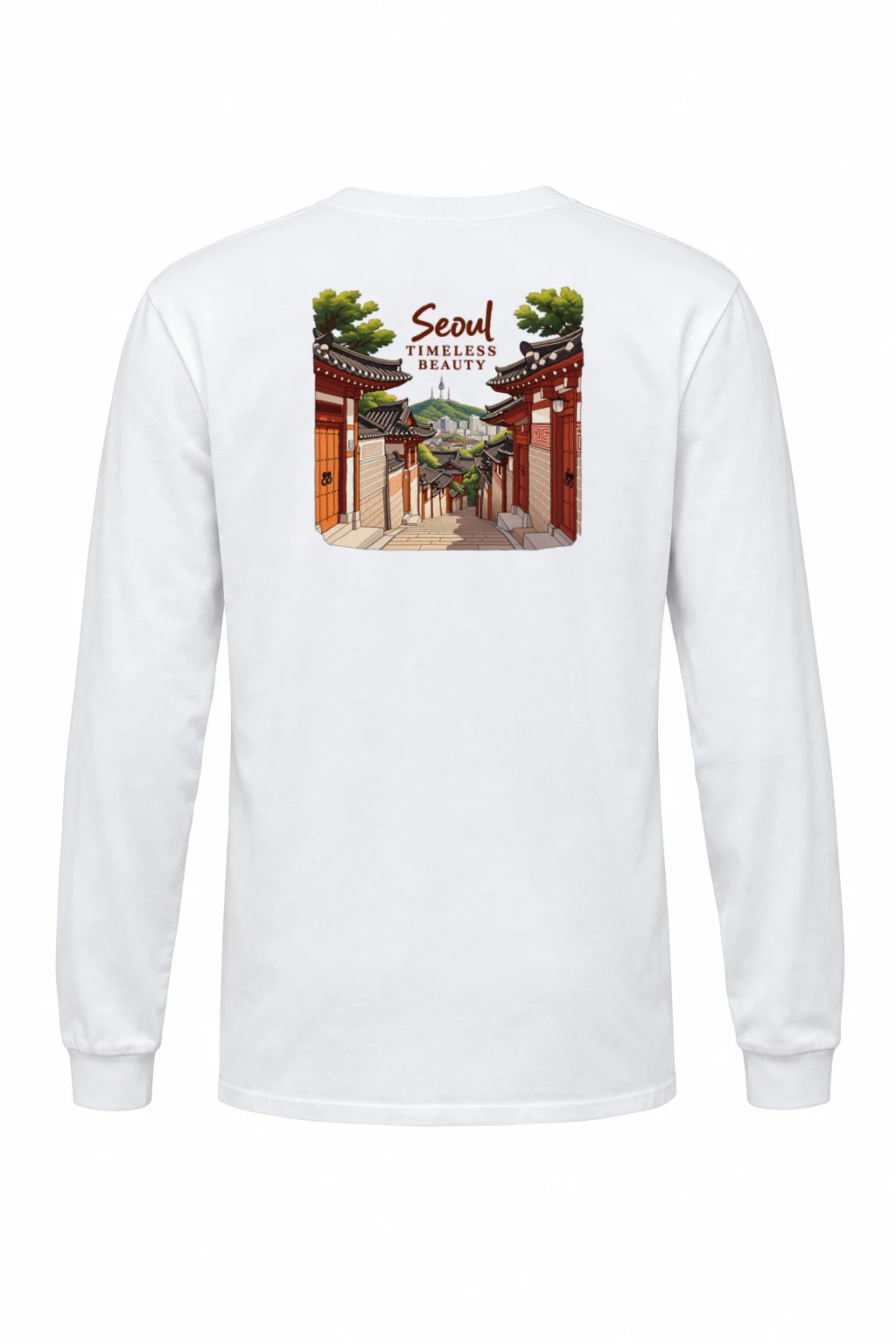 "Seoul Timeless Beauty" Unisex Longsleeve T-shirt | Gildan 2400