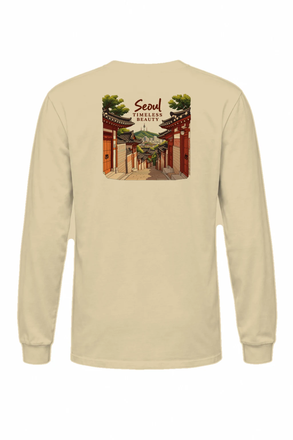 "Seoul Timeless Beauty" Unisex Longsleeve T-shirt | Gildan 2400