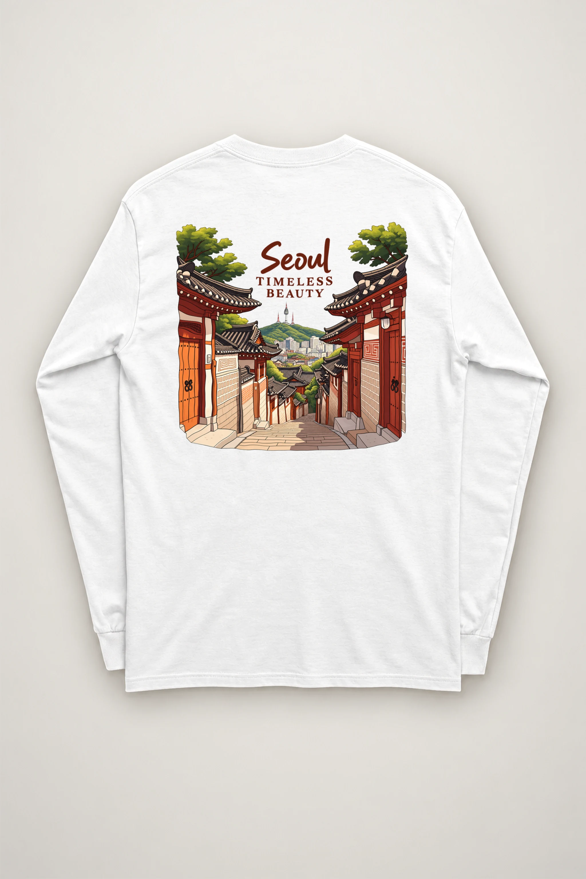 "Seoul Timeless Beauty" Unisex Longsleeve T-shirt