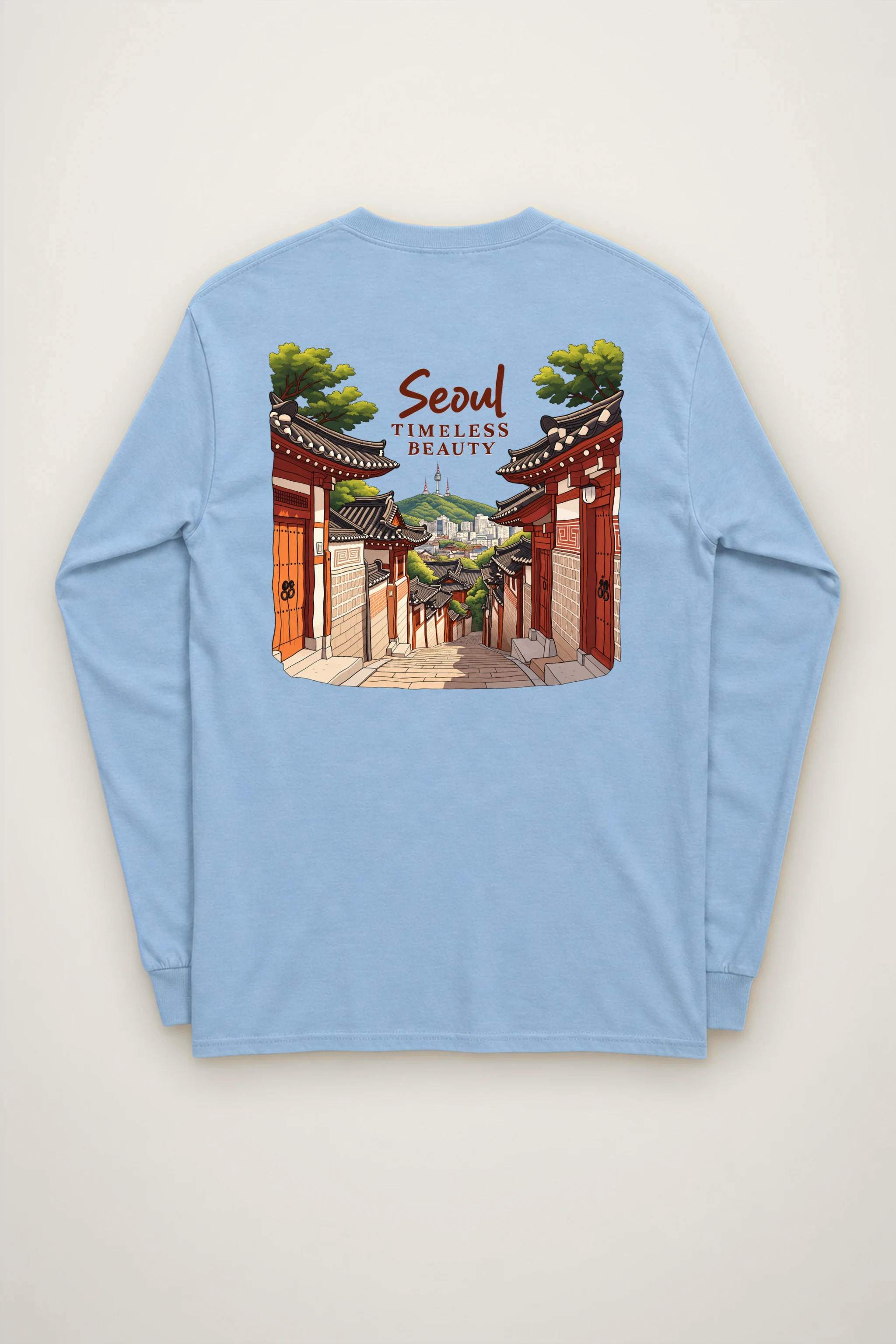 "Seoul Timeless Beauty" Unisex Longsleeve T-shirt