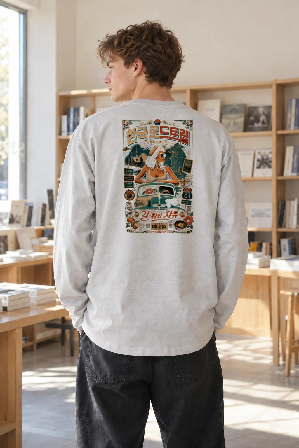 "Seoul To Busan" Unisex Longsleeve T-shirt | Gildan 2400