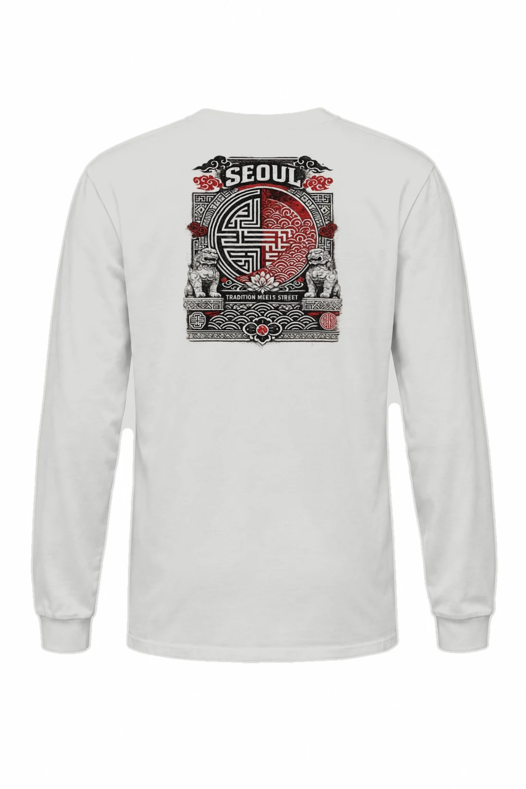"Seoul Tradition Meets Street" Unisex Longsleeve T-shirt | Gildan 2400