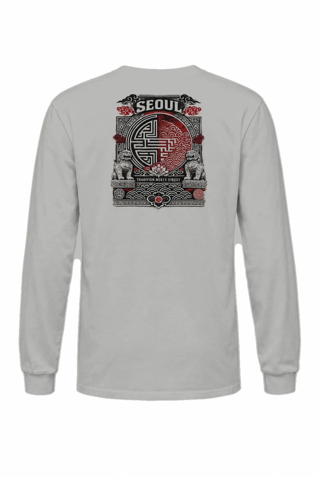 "Seoul Tradition Meets Street" Unisex Longsleeve T-shirt | Gildan 2400